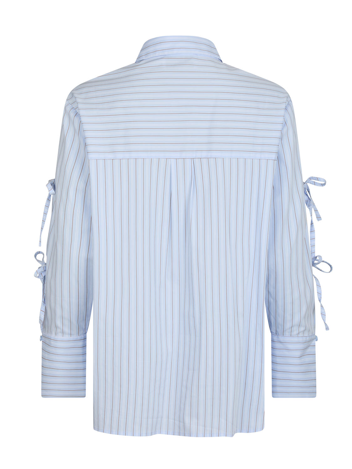 Selini Multi Stripe skjorte - Light Blue