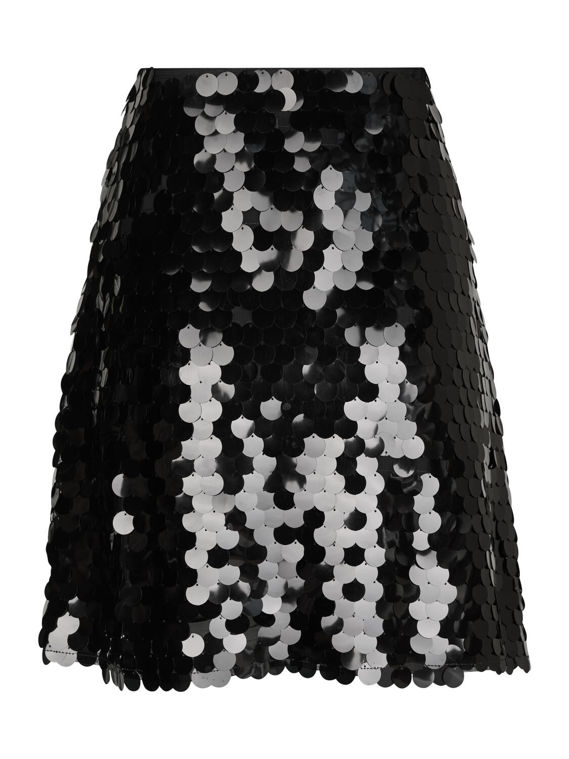 Miva Big Sequins nederdel - sort