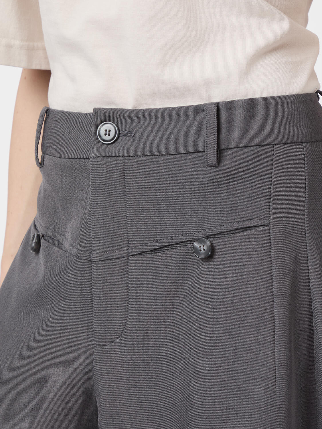 Massie Structure bukser - Dark Grey Melange