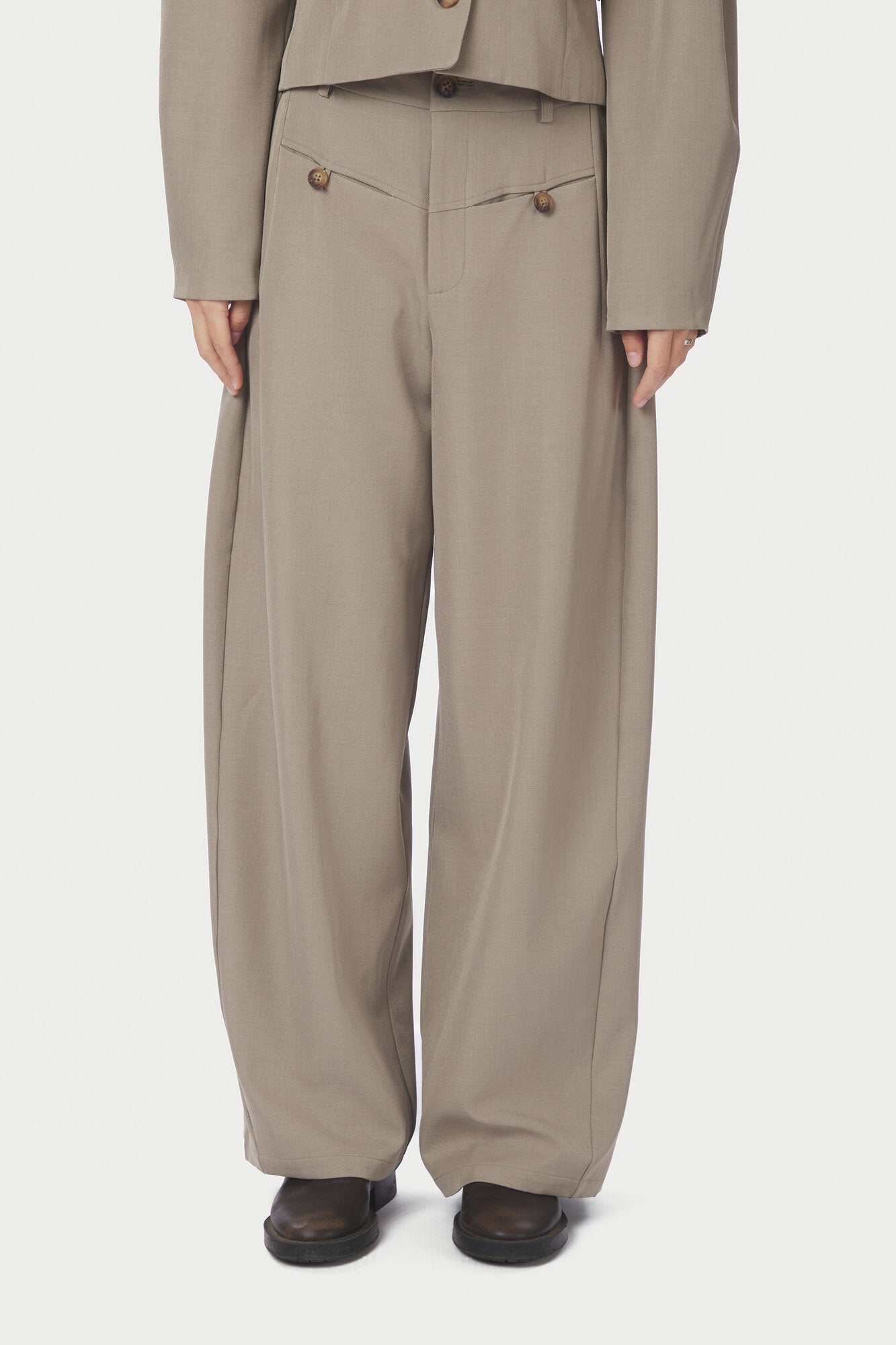 Massie Structure bukser - Warm Grey
