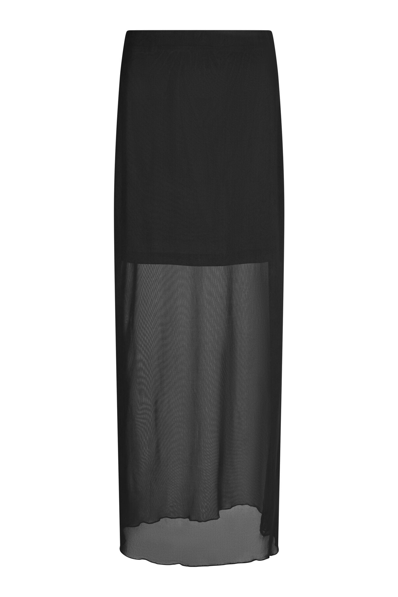 Marlise Mesh nederdel - sort