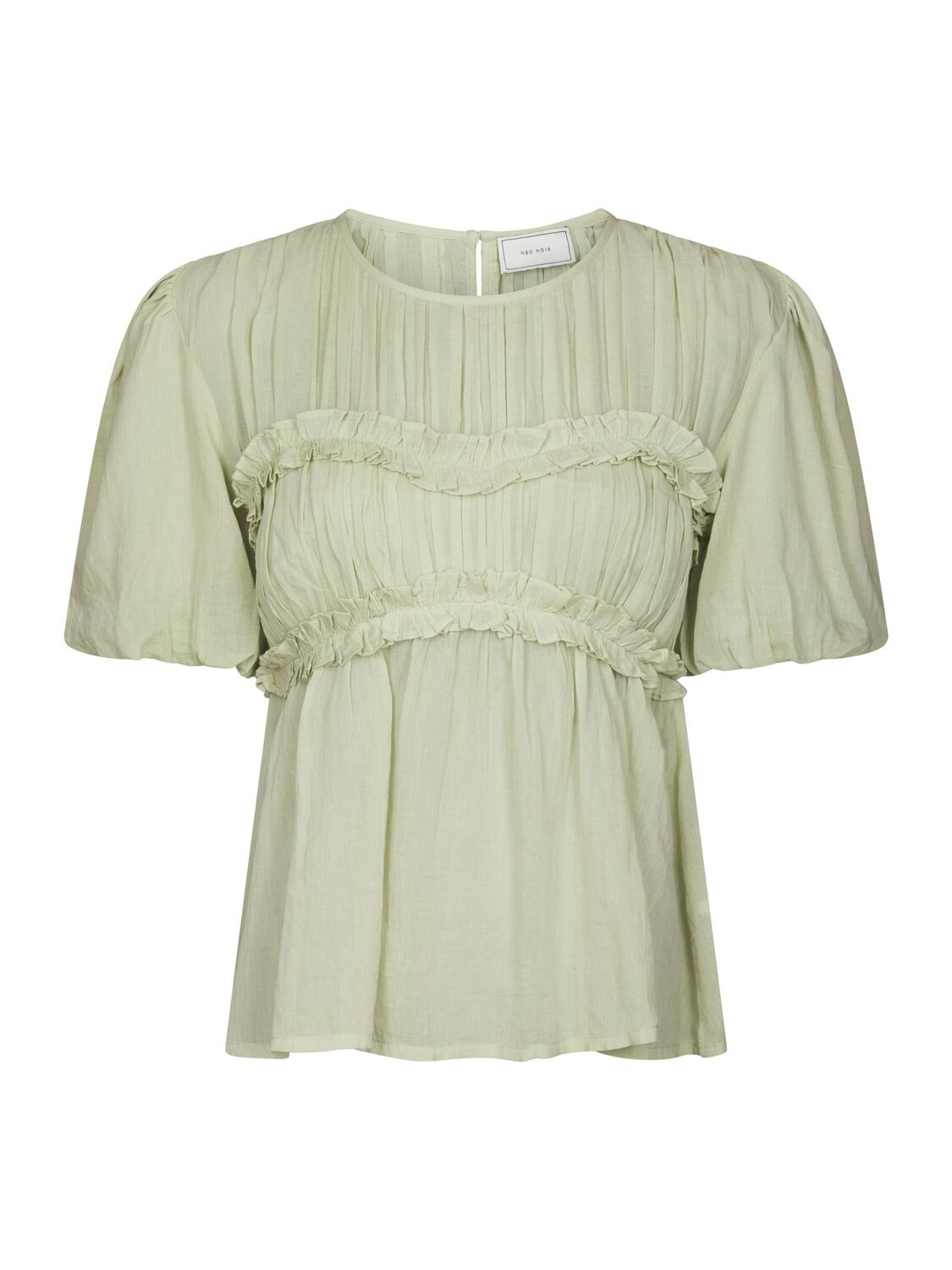 Kiril S Voile bluse - Pistachio