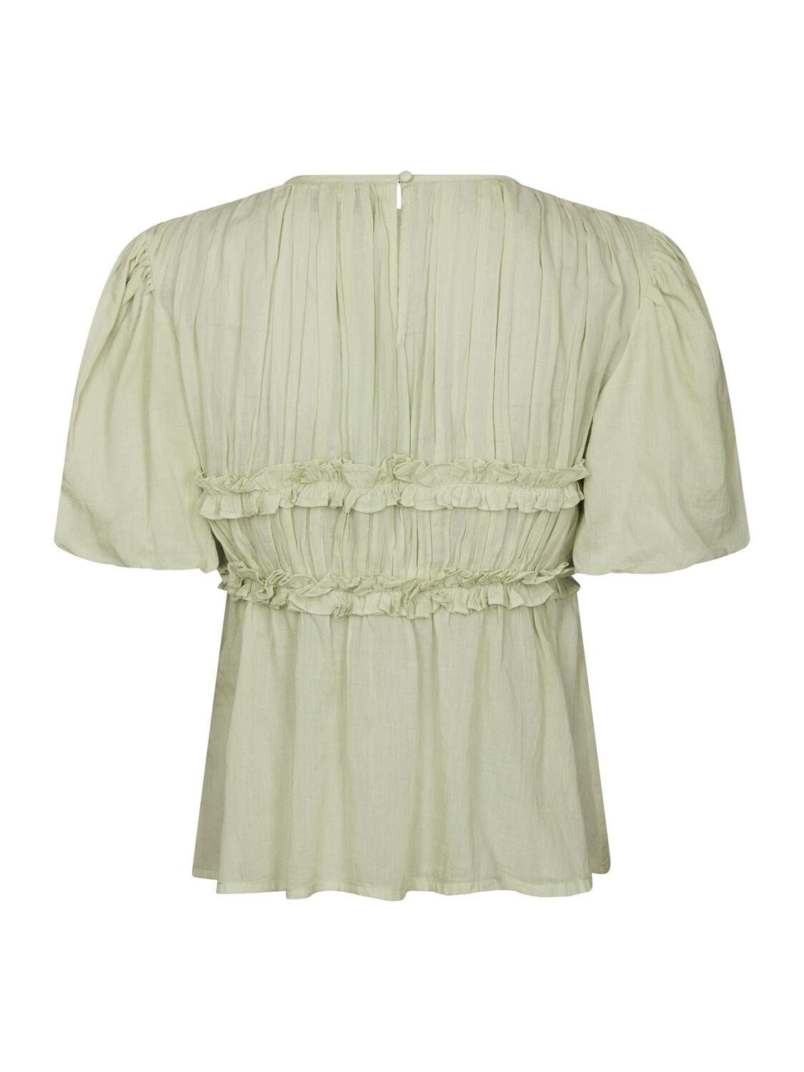 Kiril S Voile bluse - Pistachio