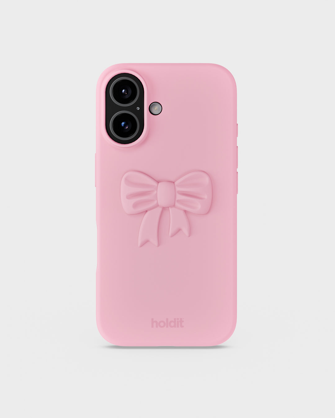 Silicone Bow sticker - Pink