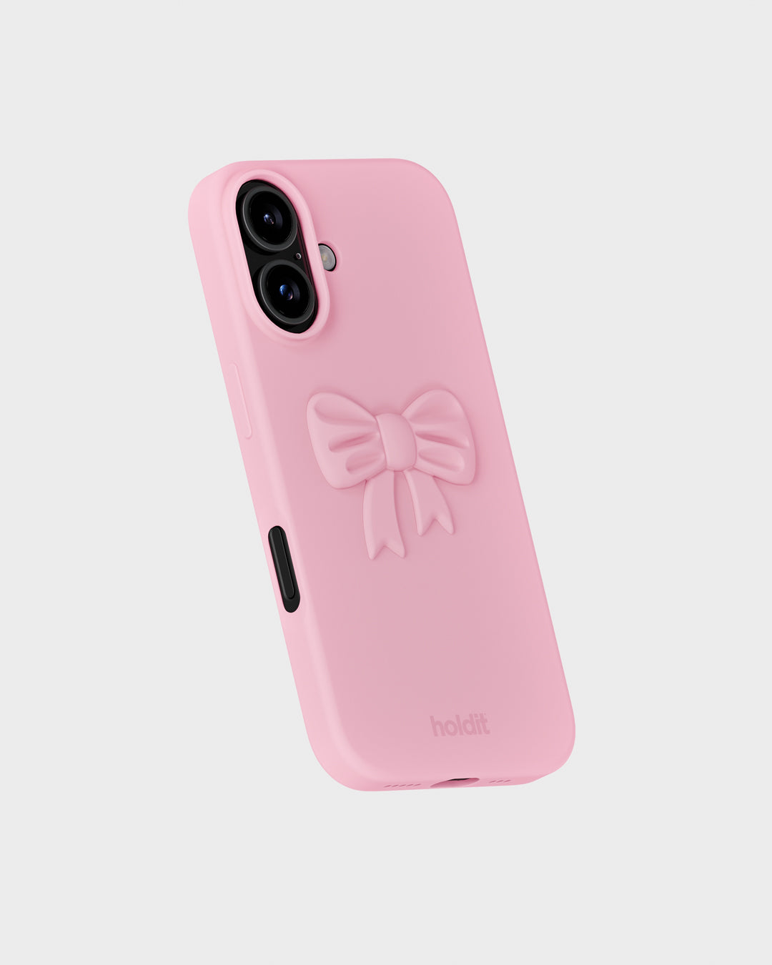 Silicone Bow sticker - Pink