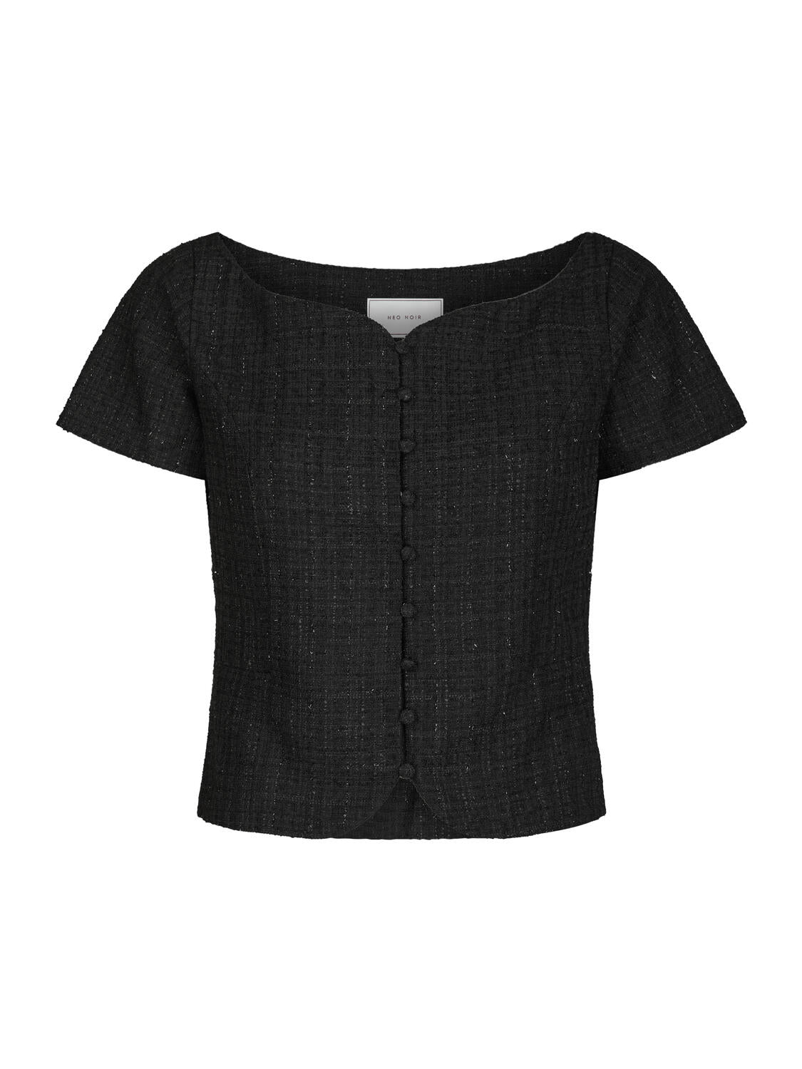 Tango Boucle top - sort