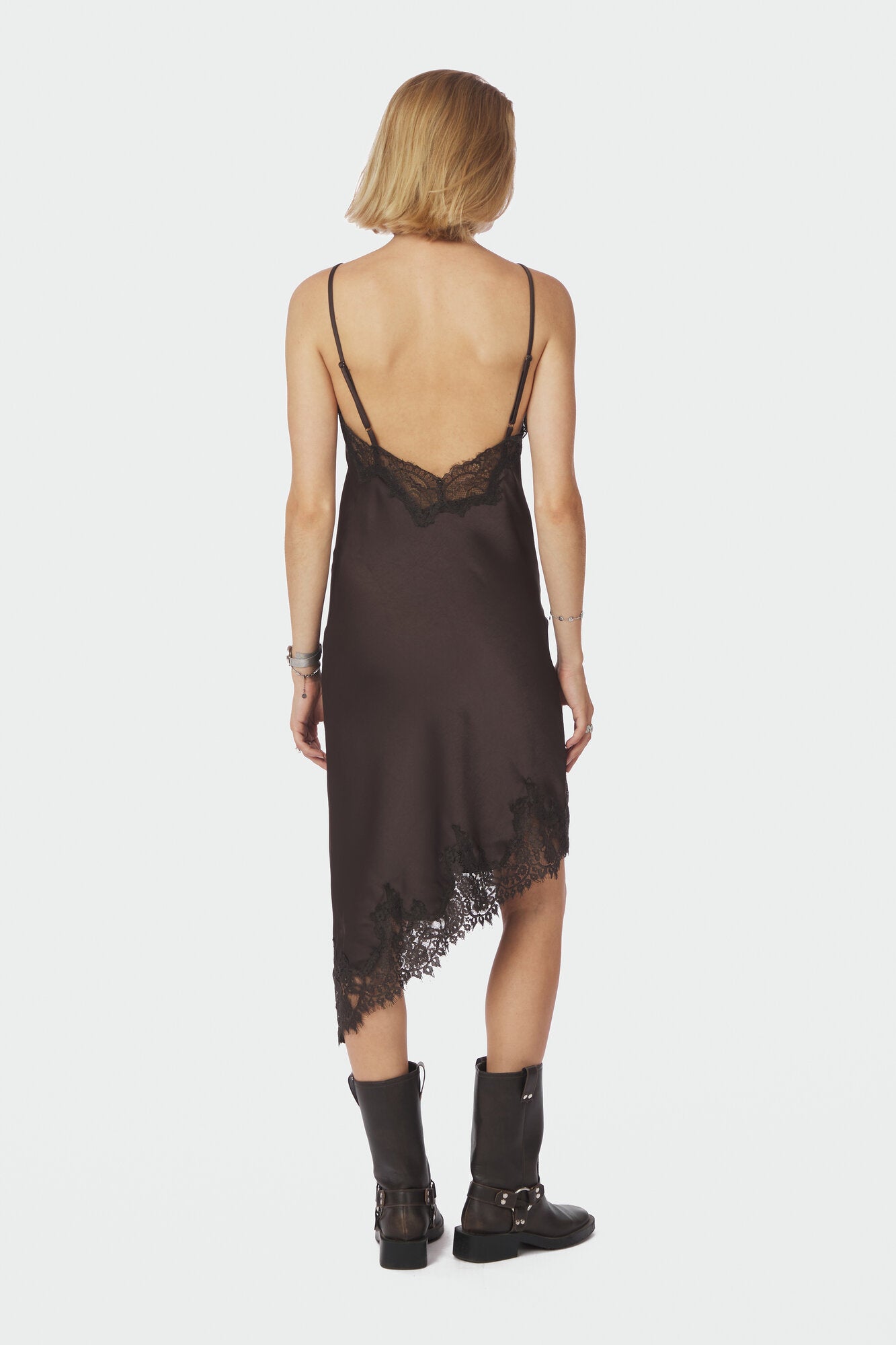 Sorelle Lace kjole - mørkebrun