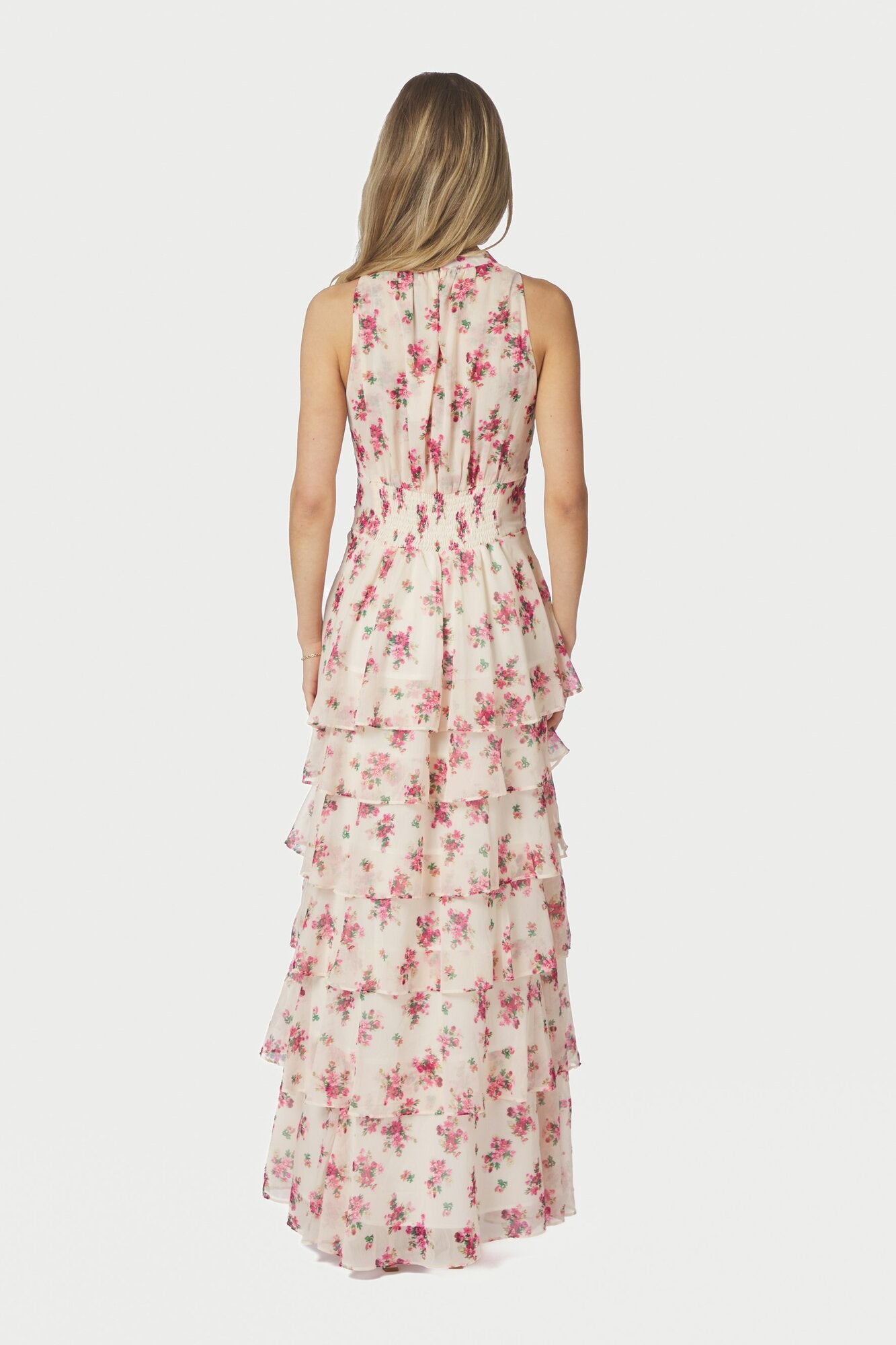 Marli Amazing Chiffon Rose kjole - rosa