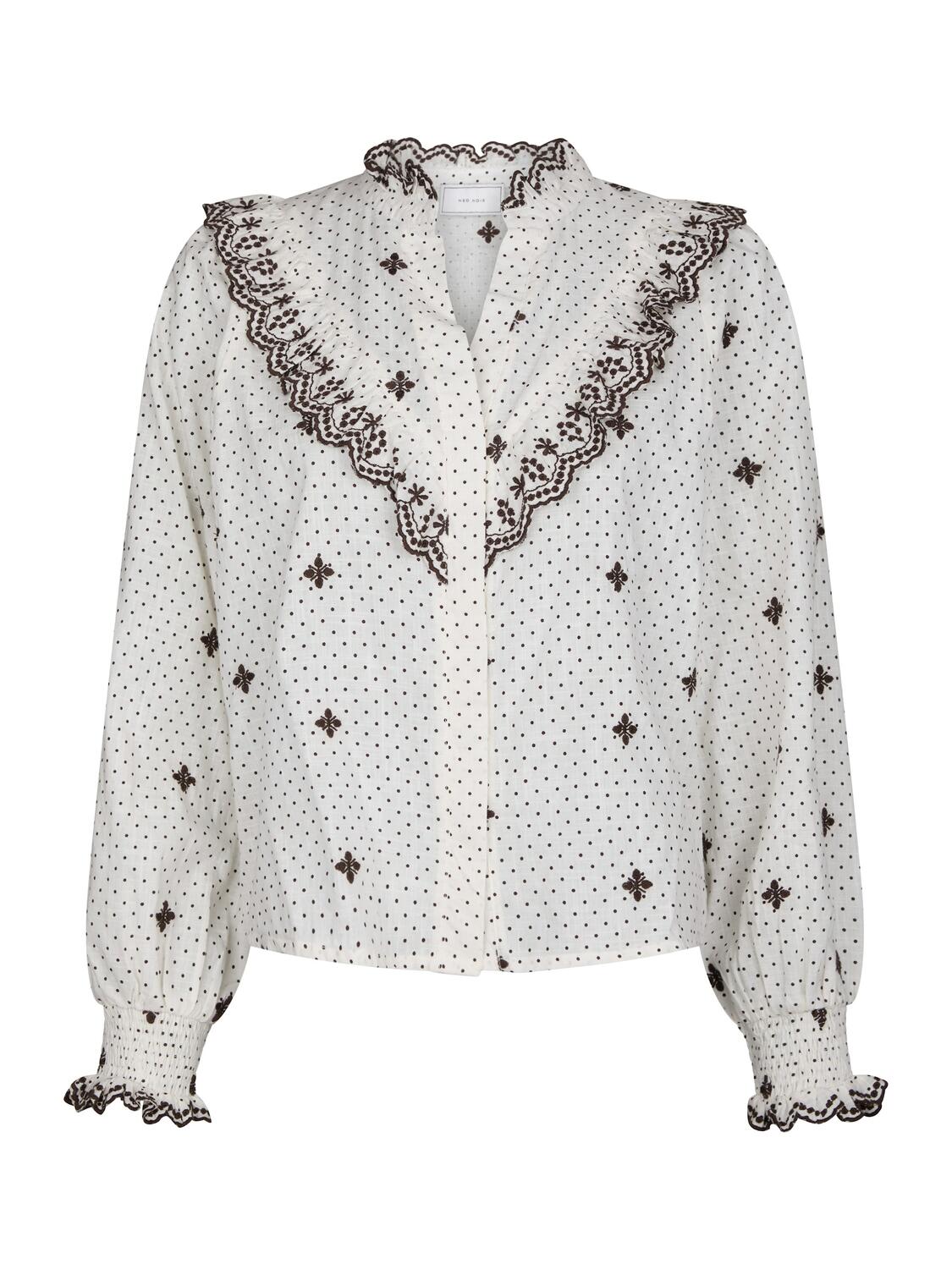 Degas Dot bluse - Off White
