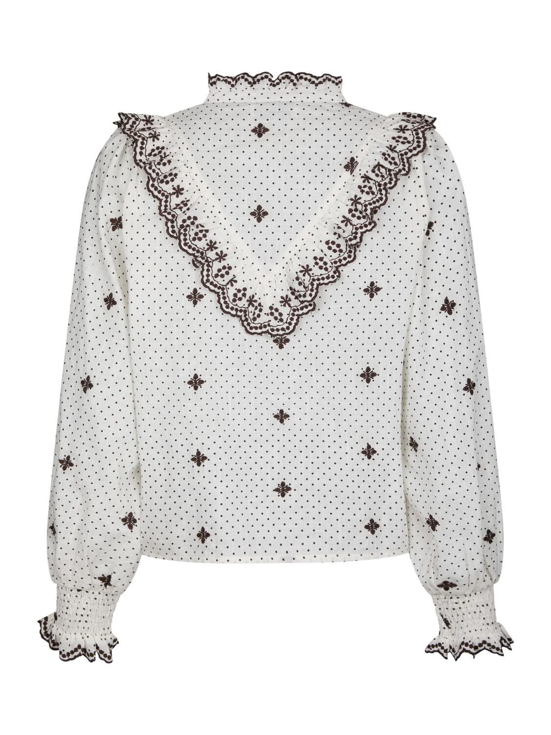 Degas Dot bluse - Off White