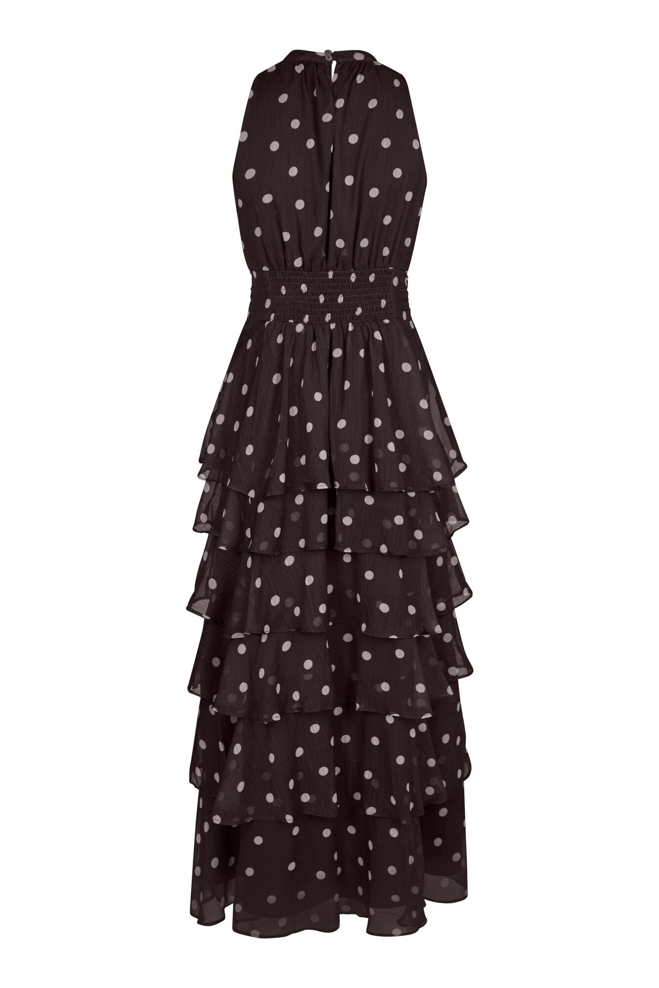 Marli Big Dot kjole - brun