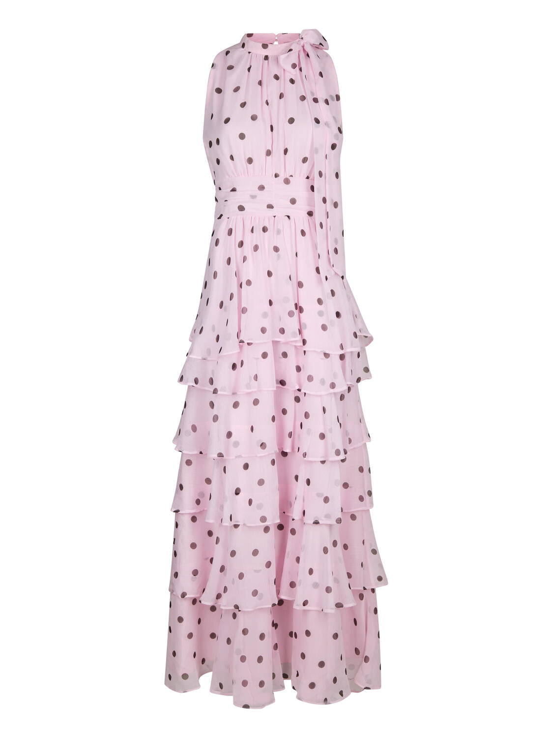 Marli Big Dot festkjole - Light Pink