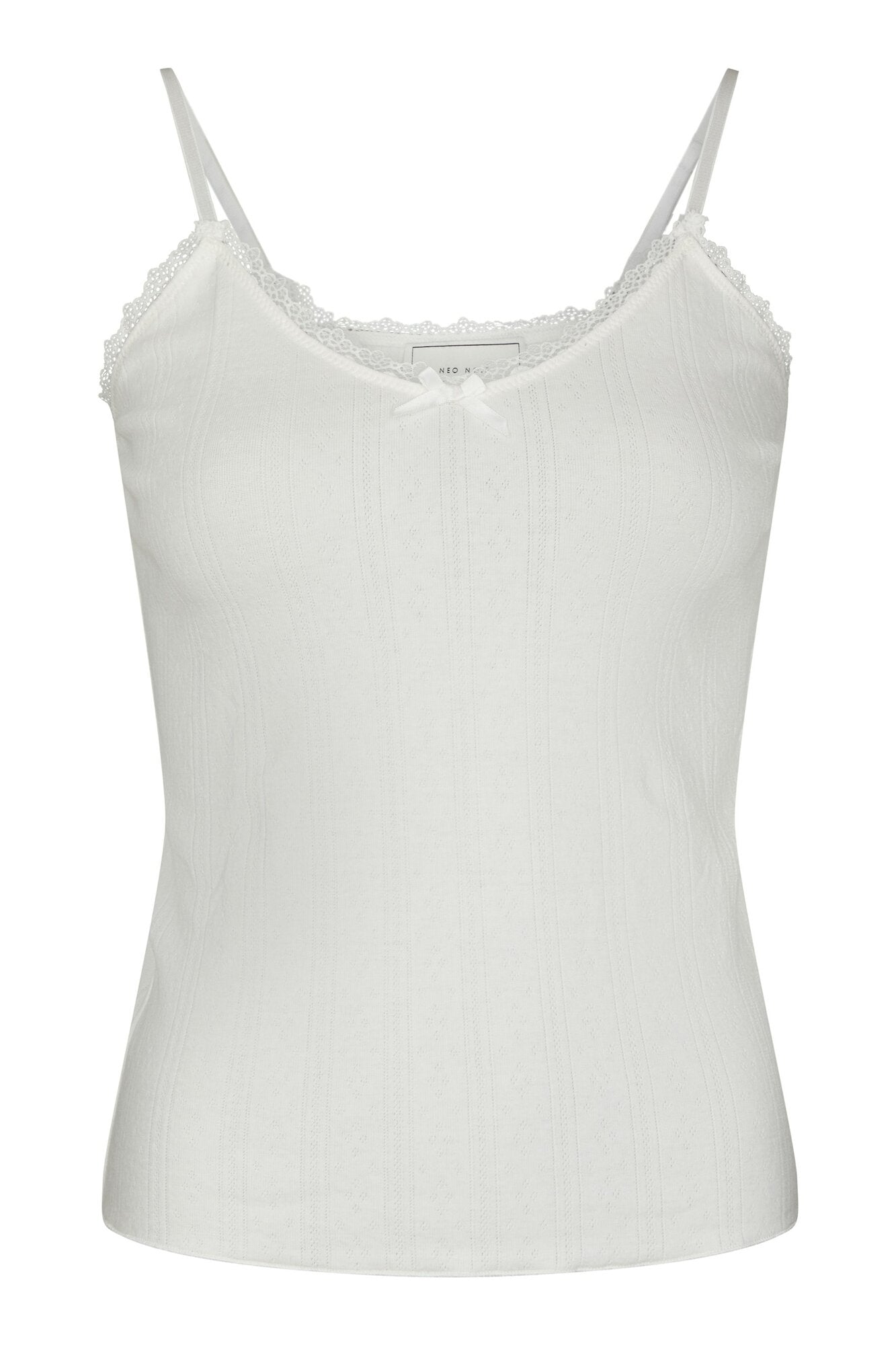 Joya Pointelle top - Off White