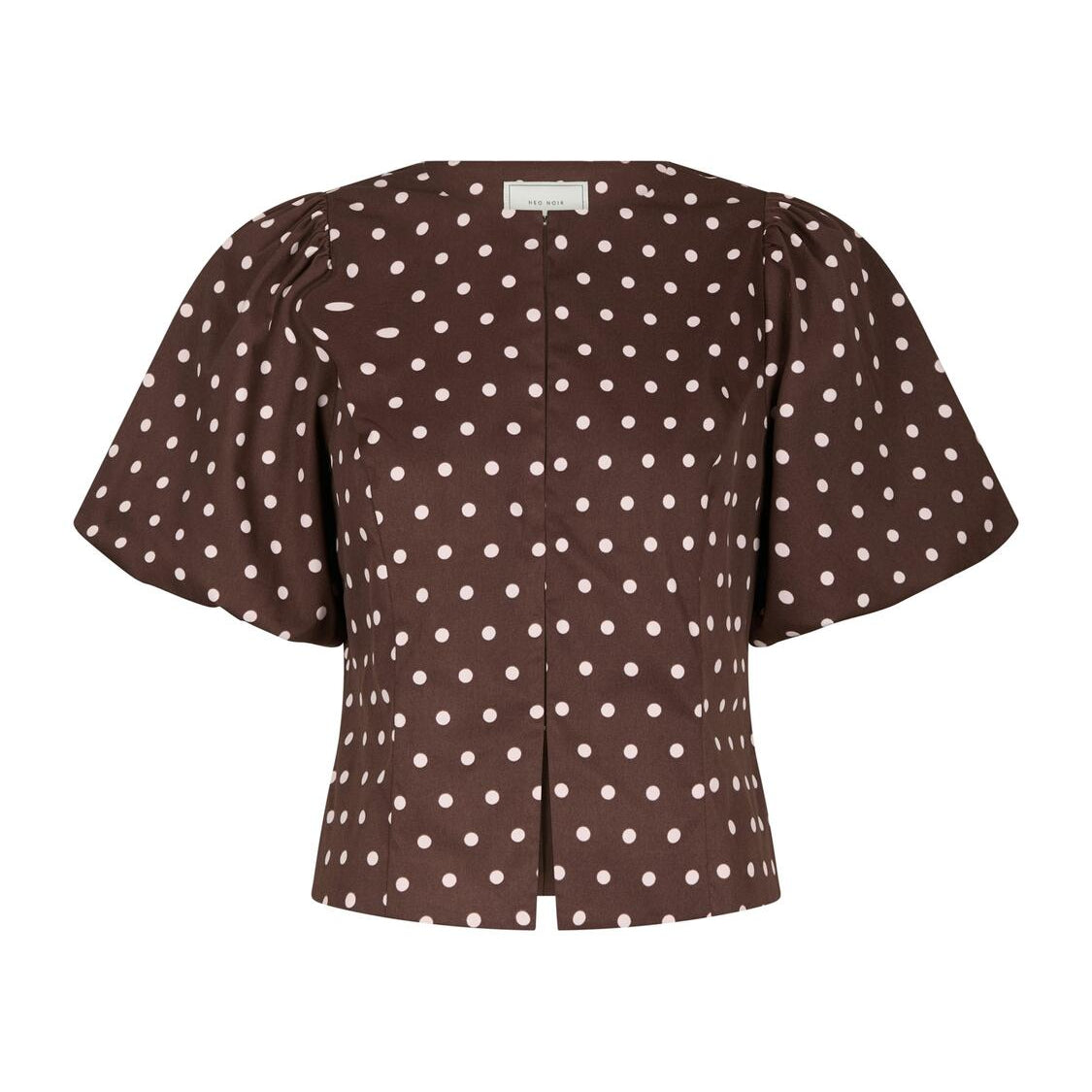 Anela Dot bluse - brun