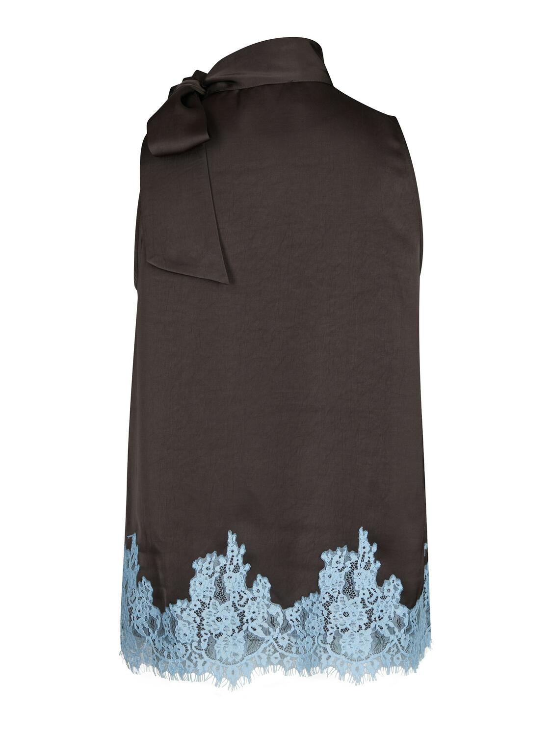 Lorenz blondetop - mørkebrun