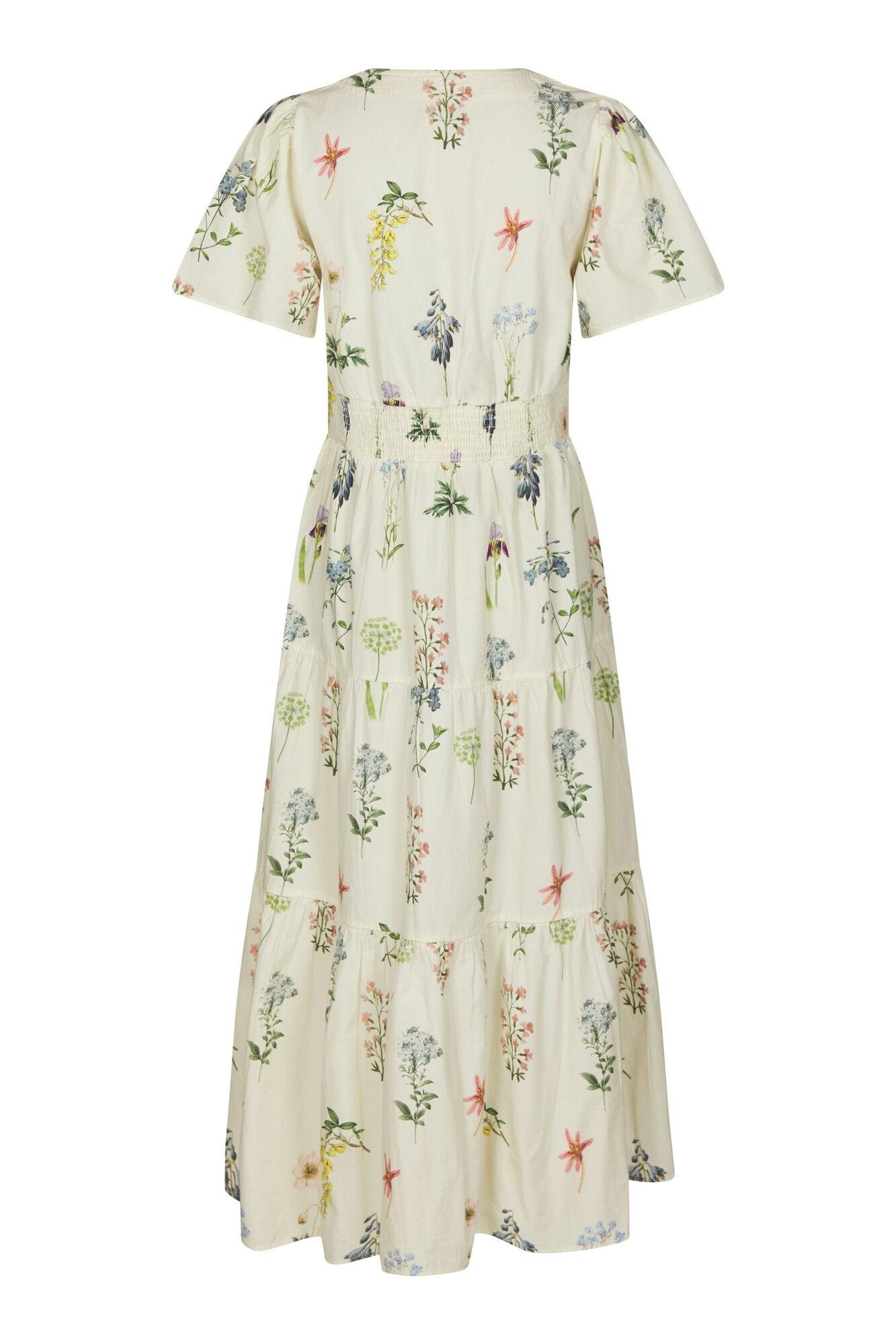 Gardena Flower Rank kjole - Off White