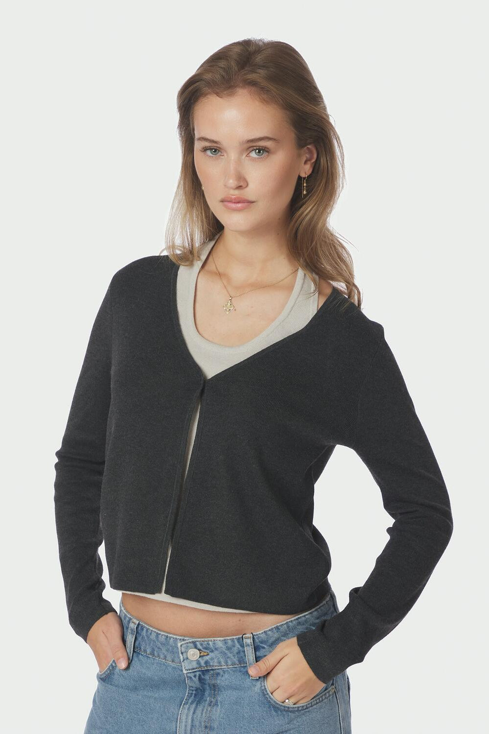 Tamina cardigan - Antracit