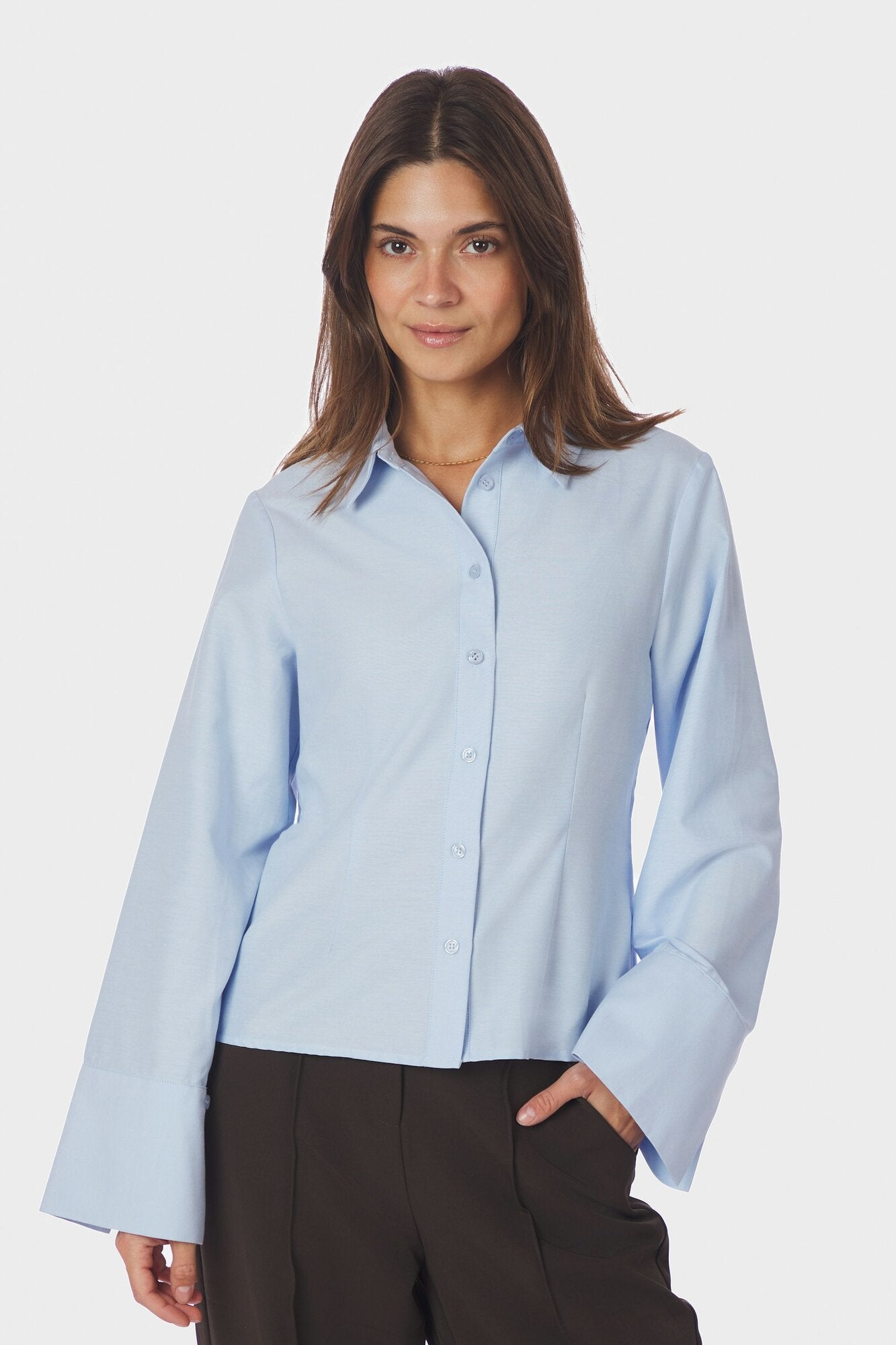 Rosa Oxford skjorte - Light Blue