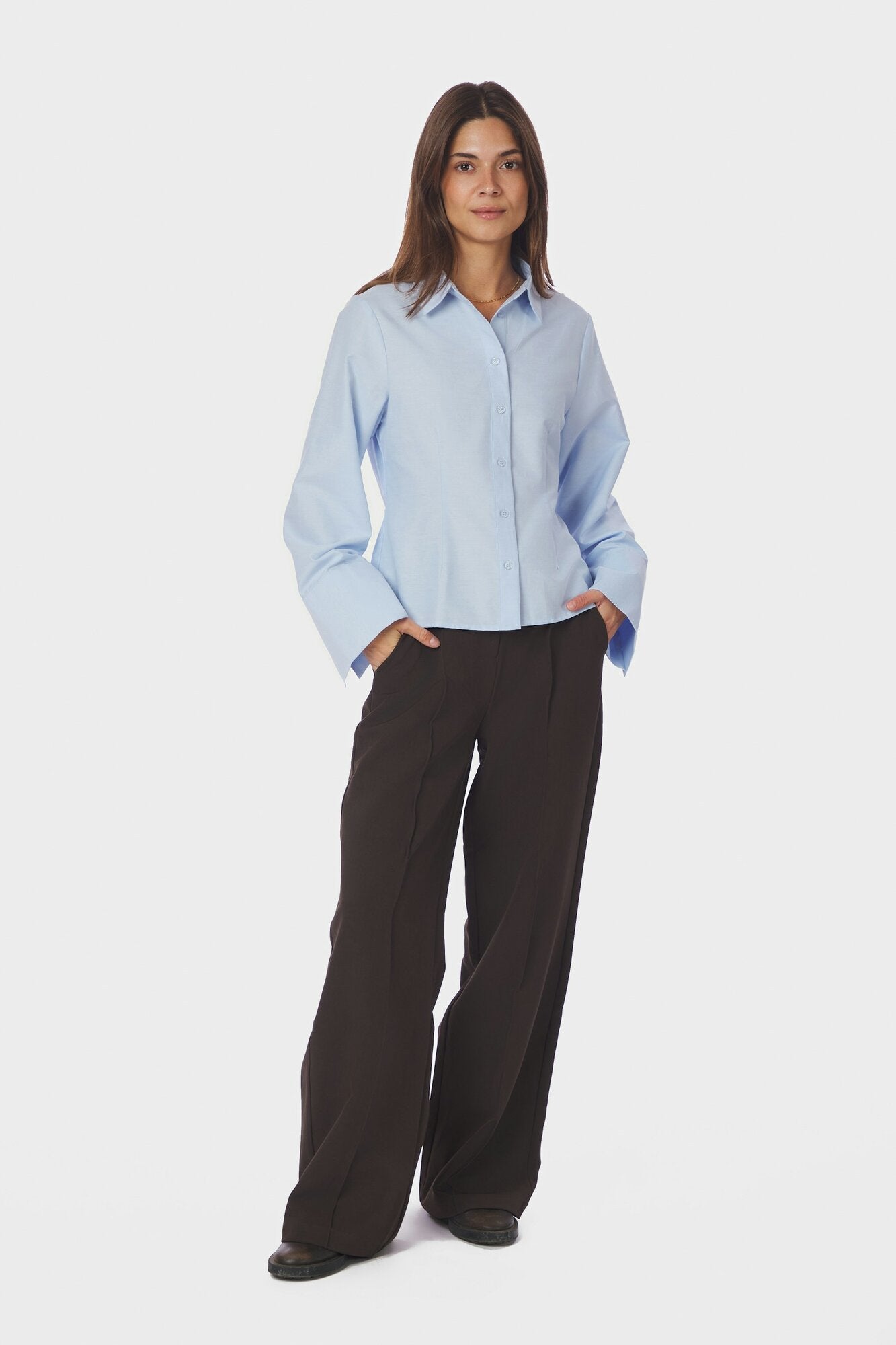 Rosa Oxford skjorte - Light Blue