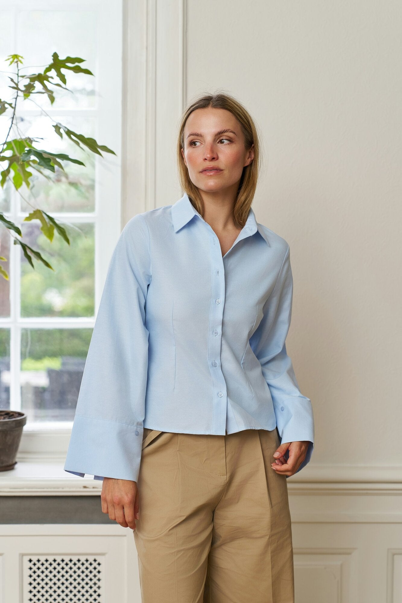 Rosa Oxford skjorte - Light Blue