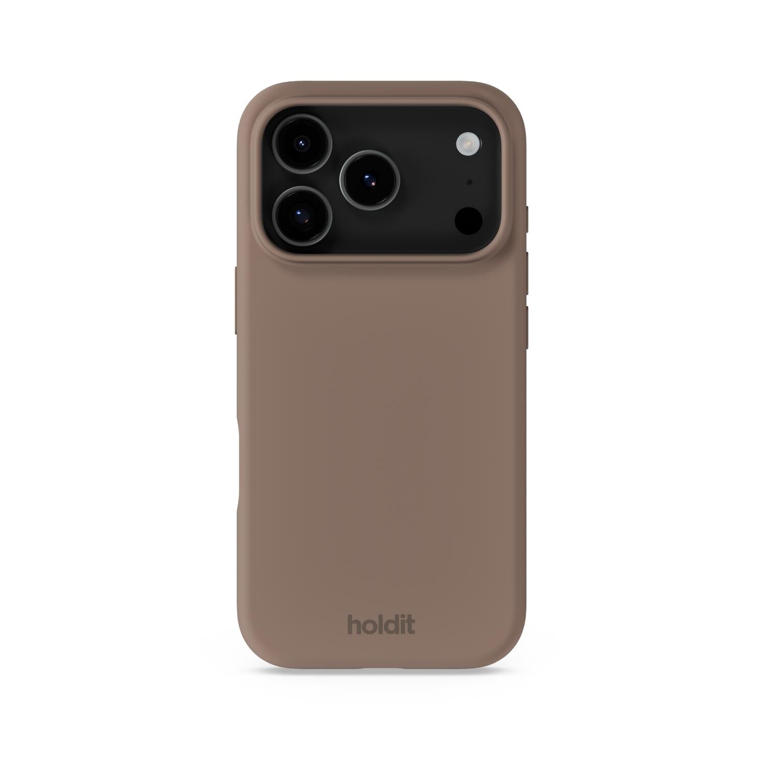 Silicone iPhone cover - Mocha Brown