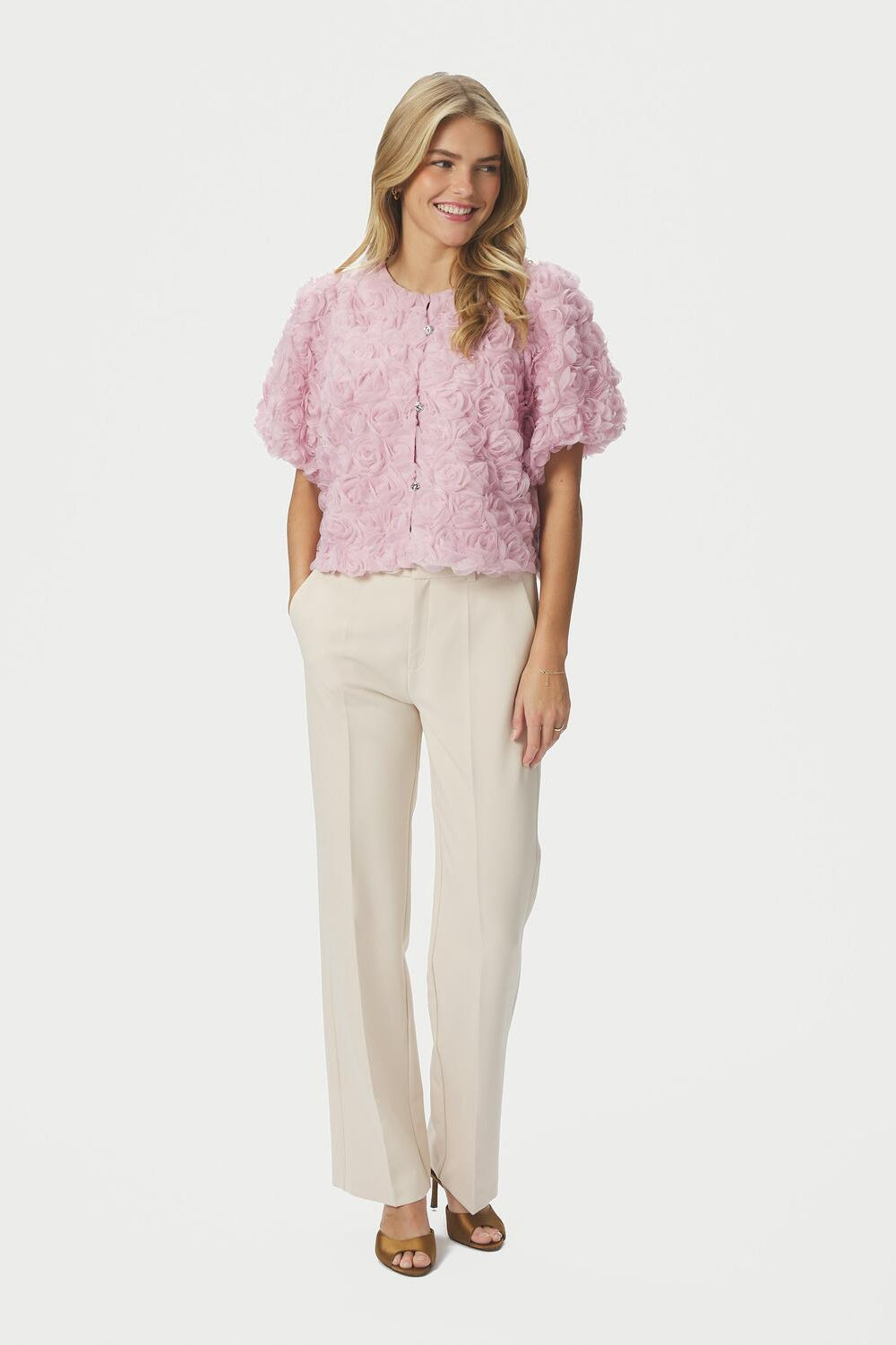 Aisa Flower bluse - rosa
