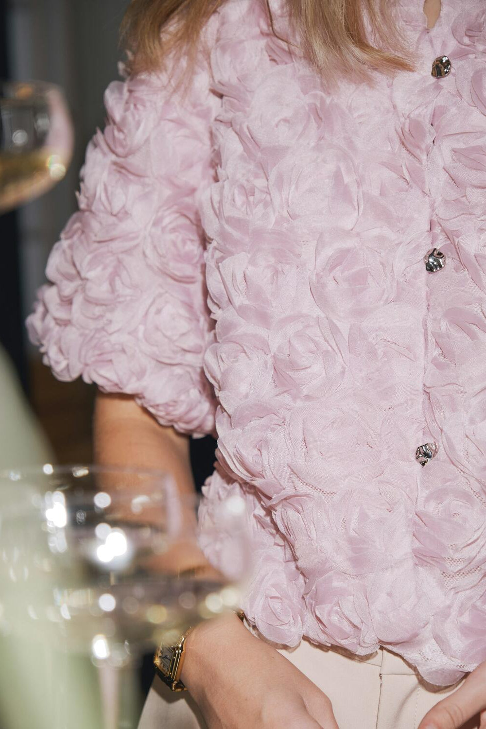 Aisa Flower bluse - rosa