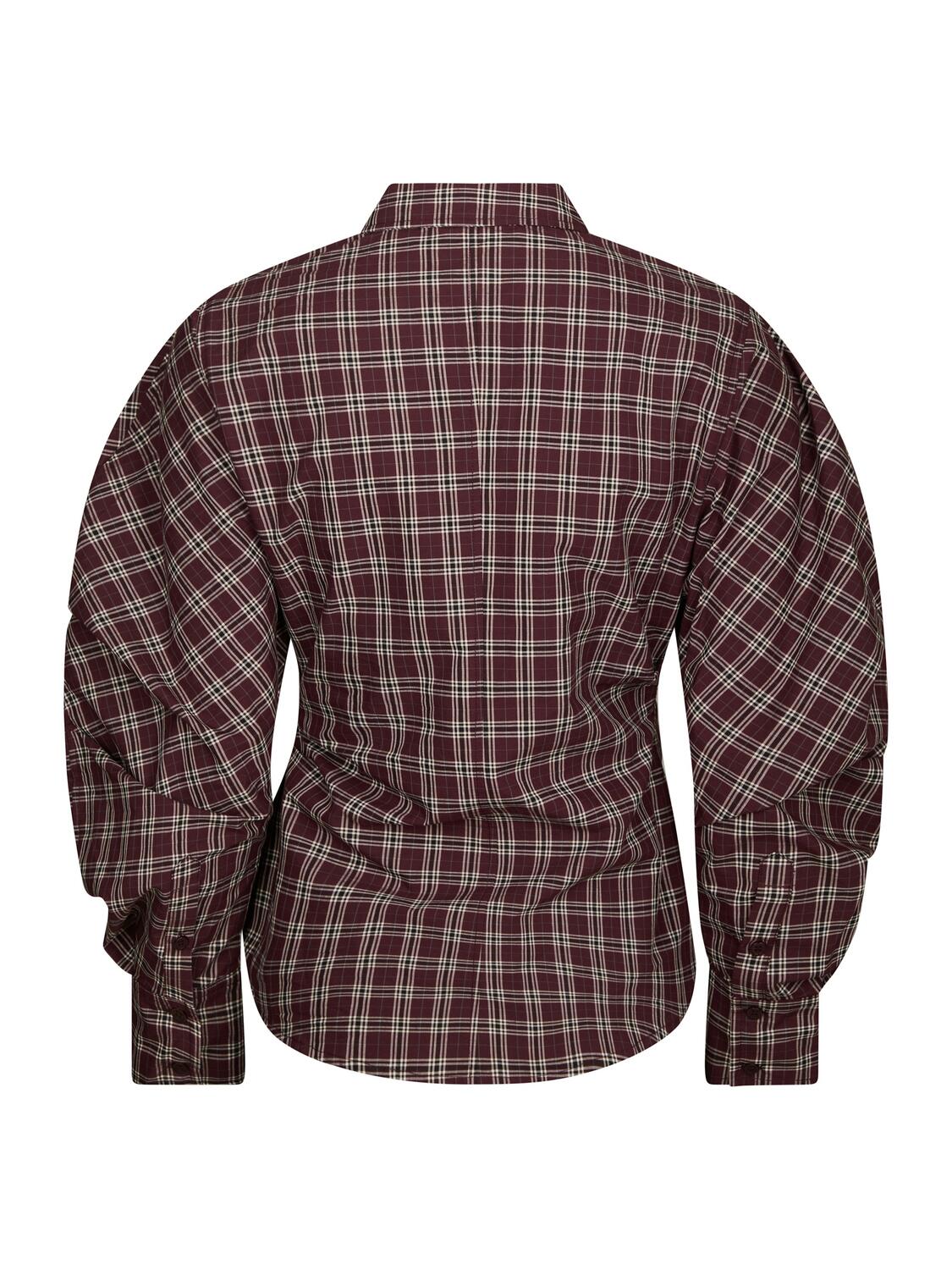 Neoella Check skjorte - Plum