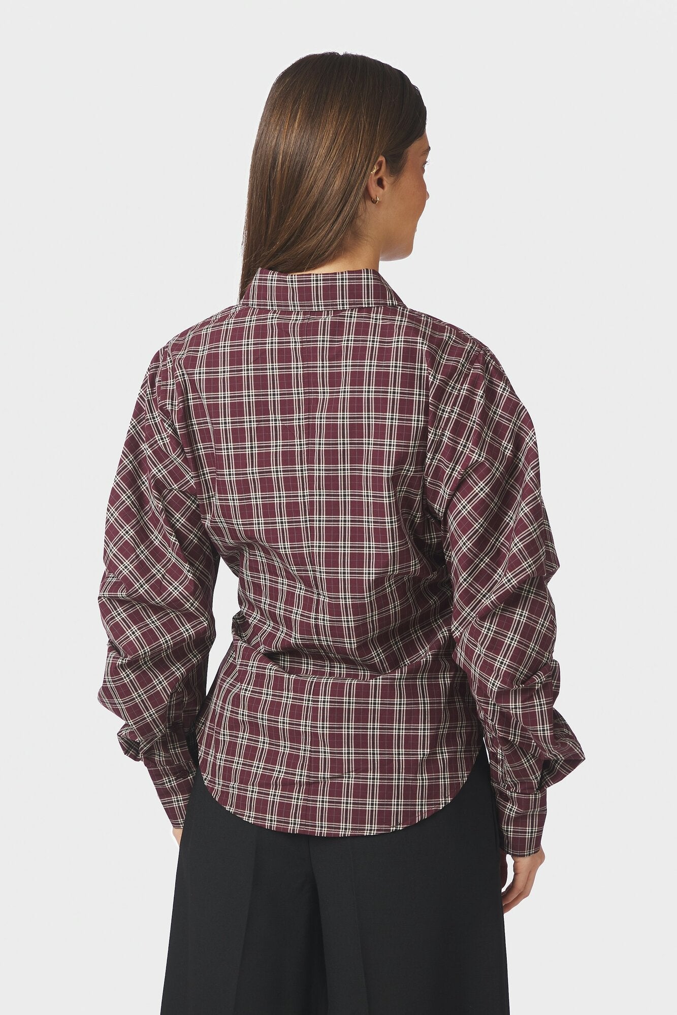 Neoella Check skjorte - Plum