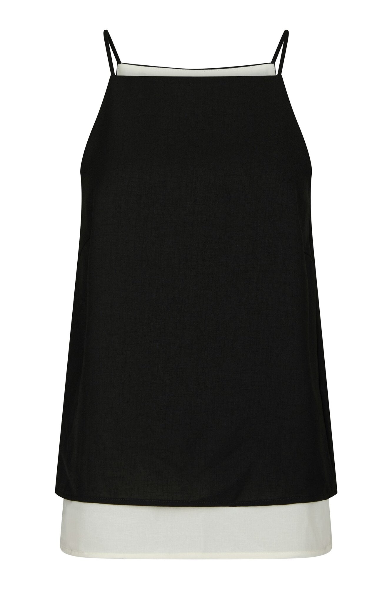 Toril Chiffon top - sort