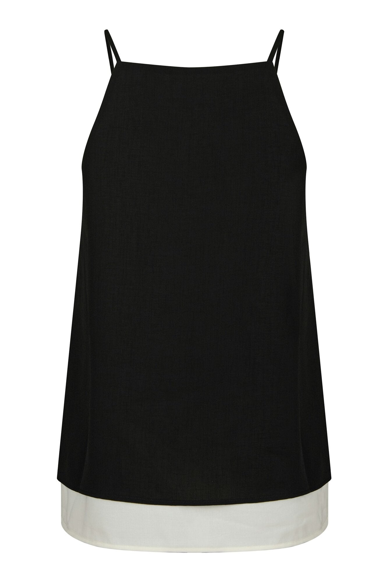 Toril Chiffon top - sort