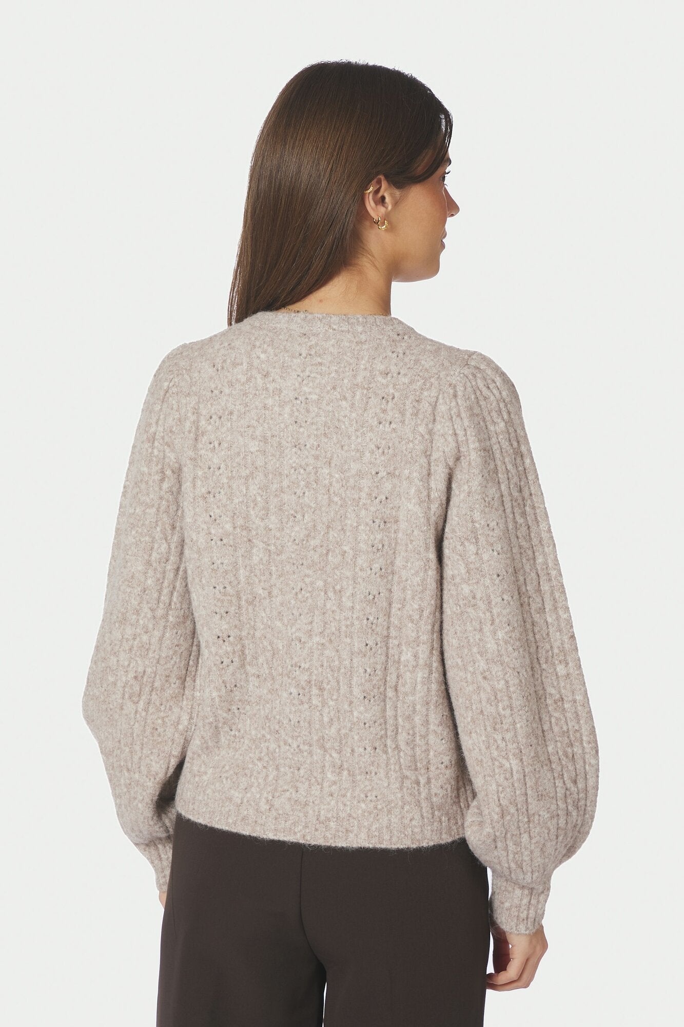 Koteas Cable cardigan - Beige Melange