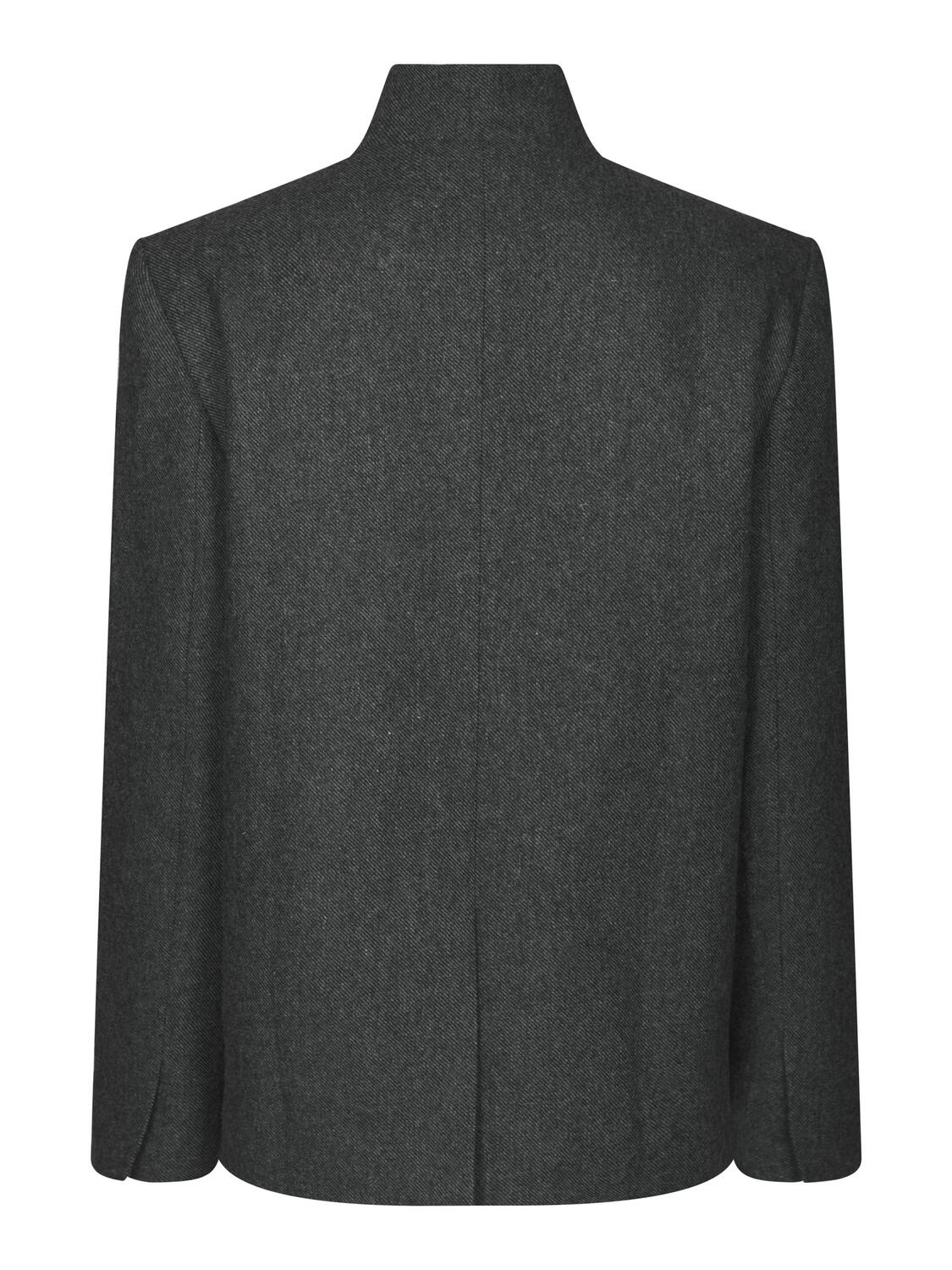 Nerine Structure Twill oversized blazer – Antracit