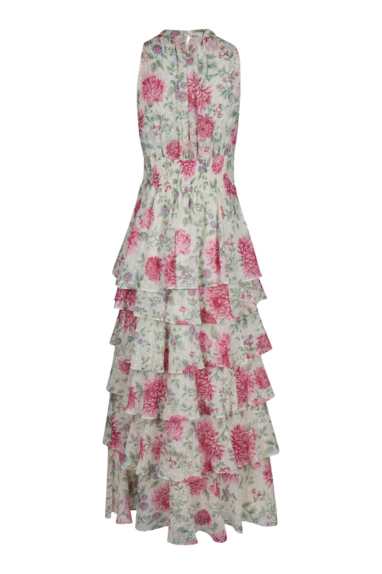 Marli Big Flower kjole - creme