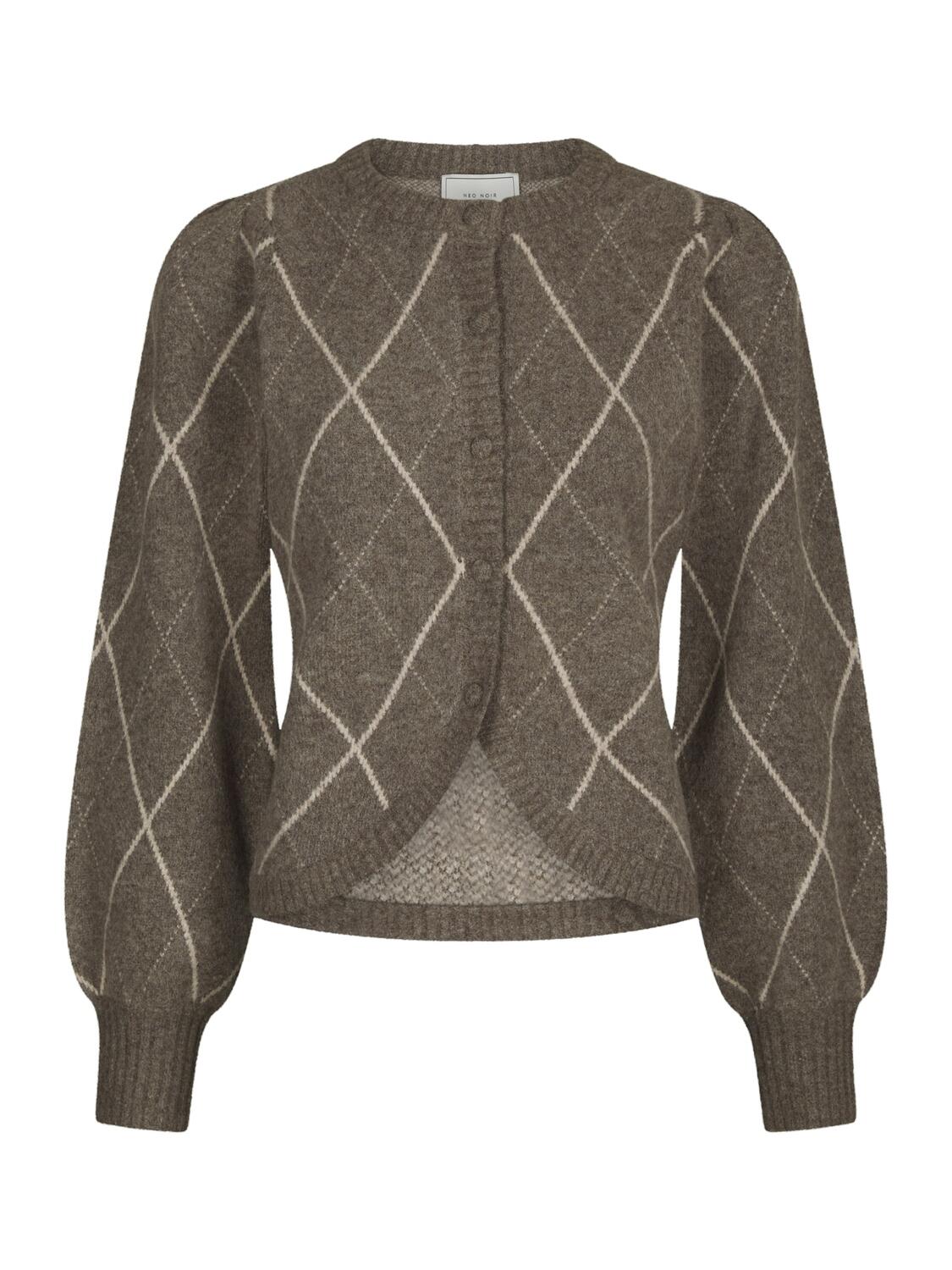 Koteas Check cardigan - Taupe