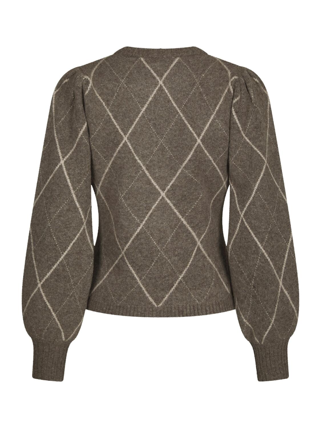 Koteas Check cardigan - Taupe