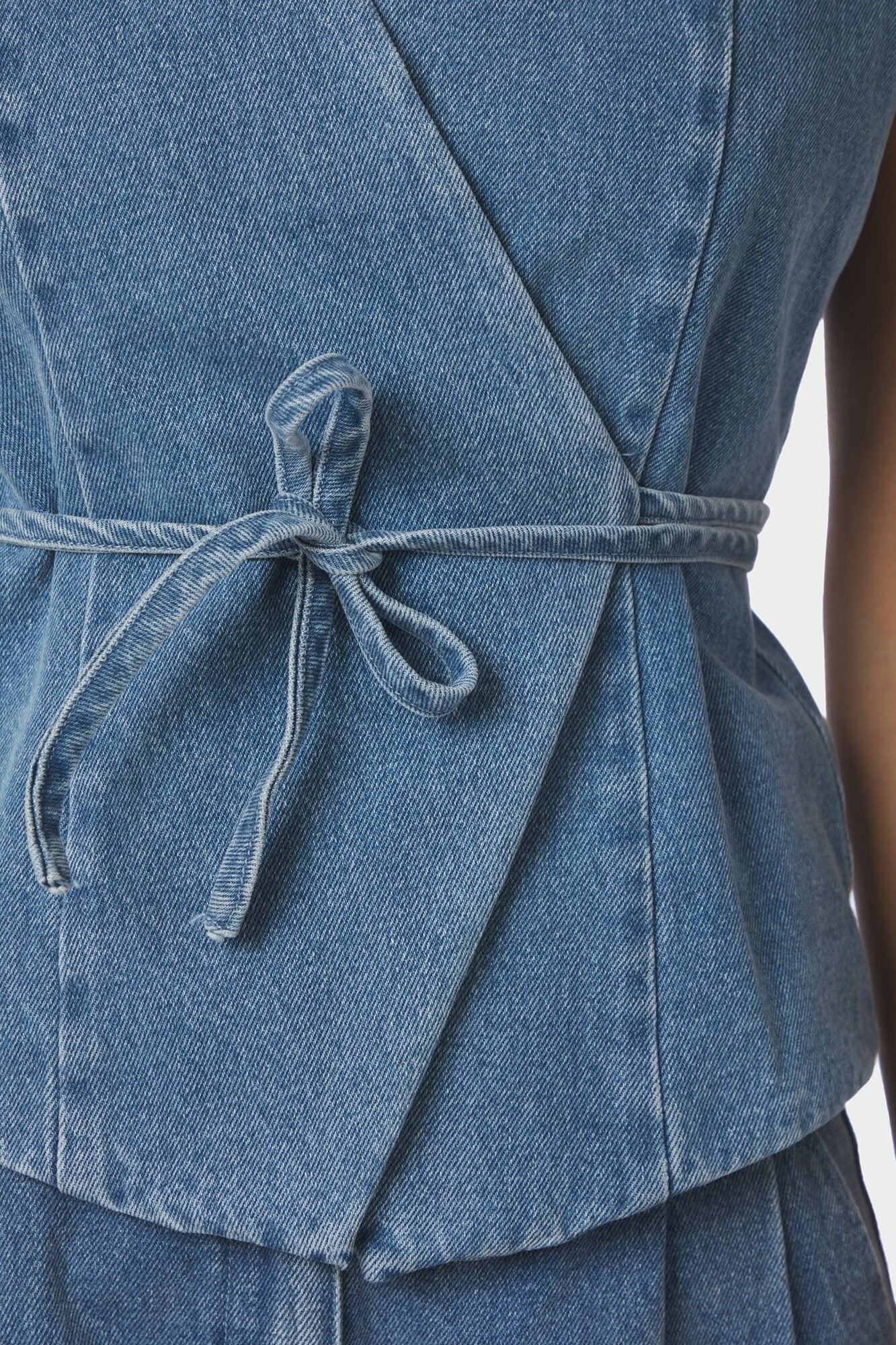 Samara Denim vest - blå