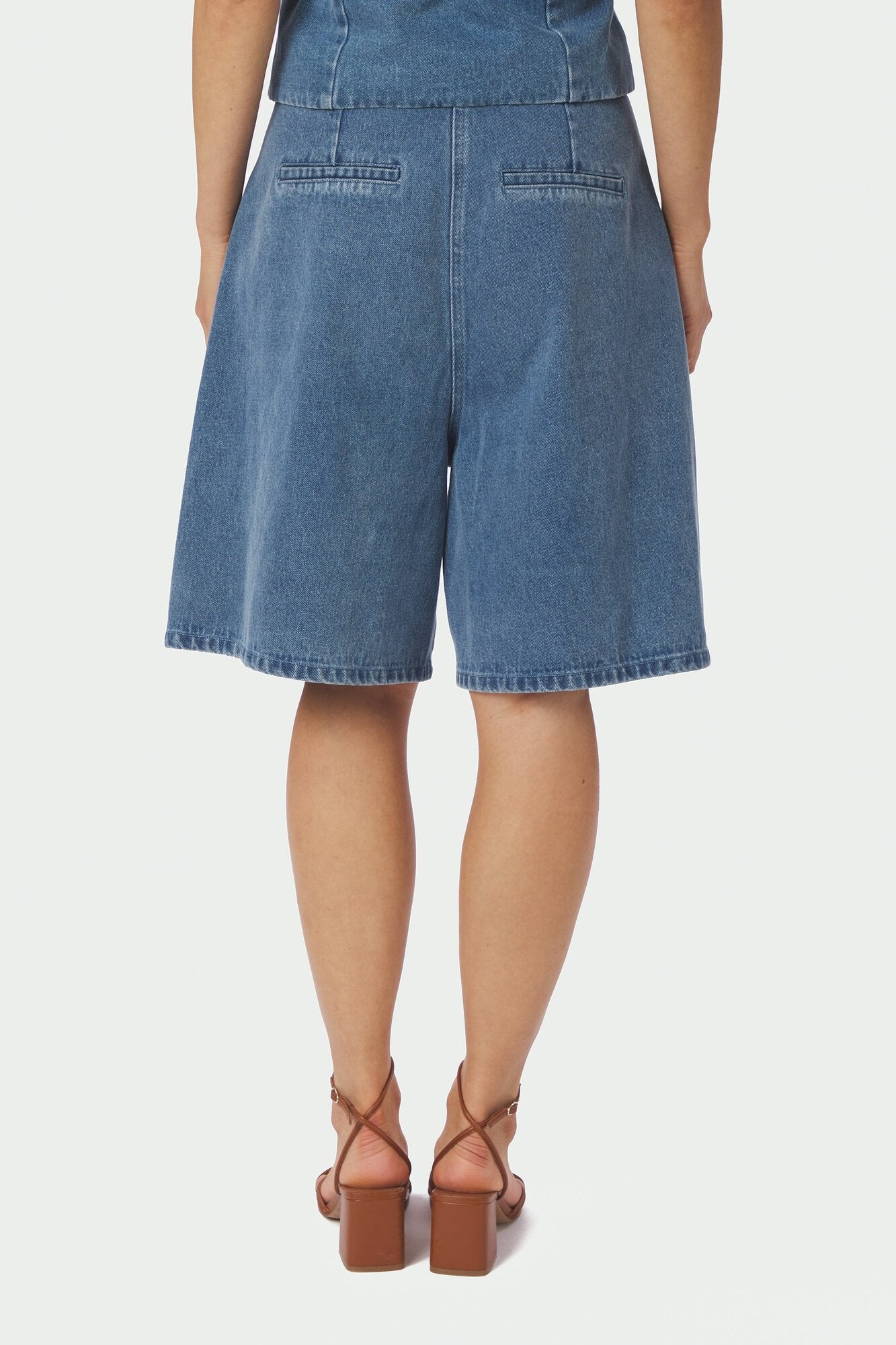Rosel denimshorts - blå
