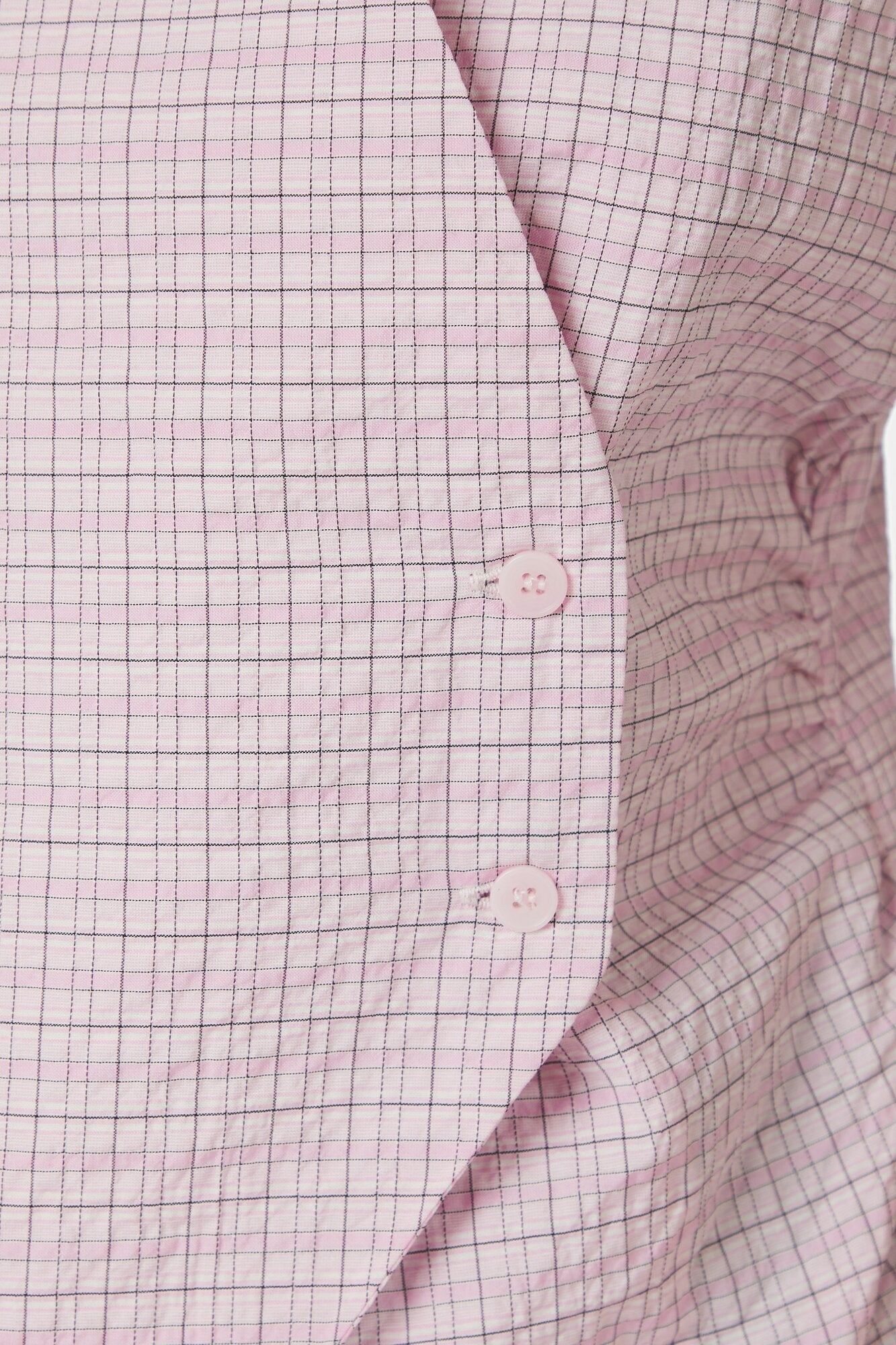 Celest Check top - Light Pink