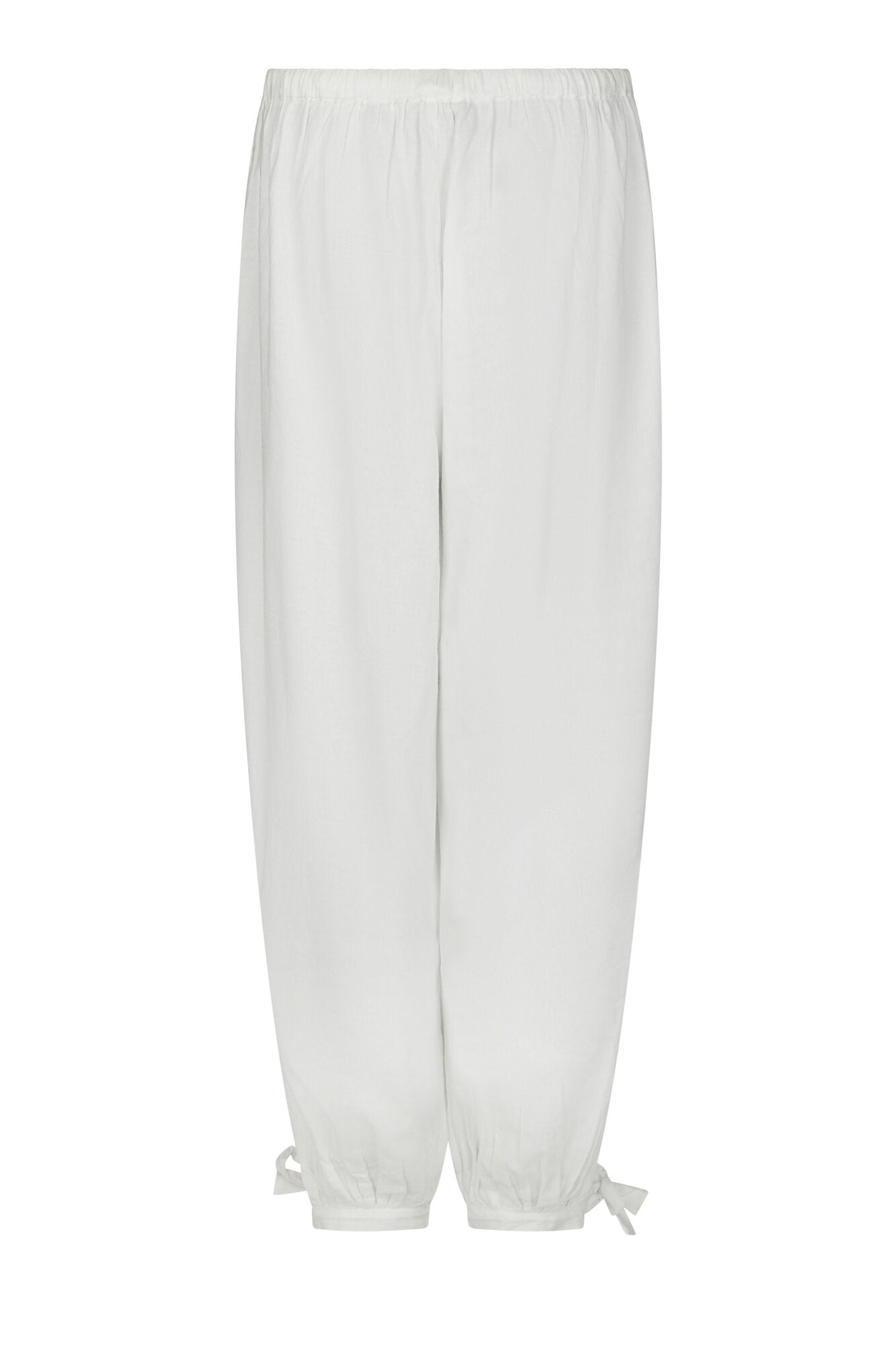 Elyse S Voile ballonbukser - hvid