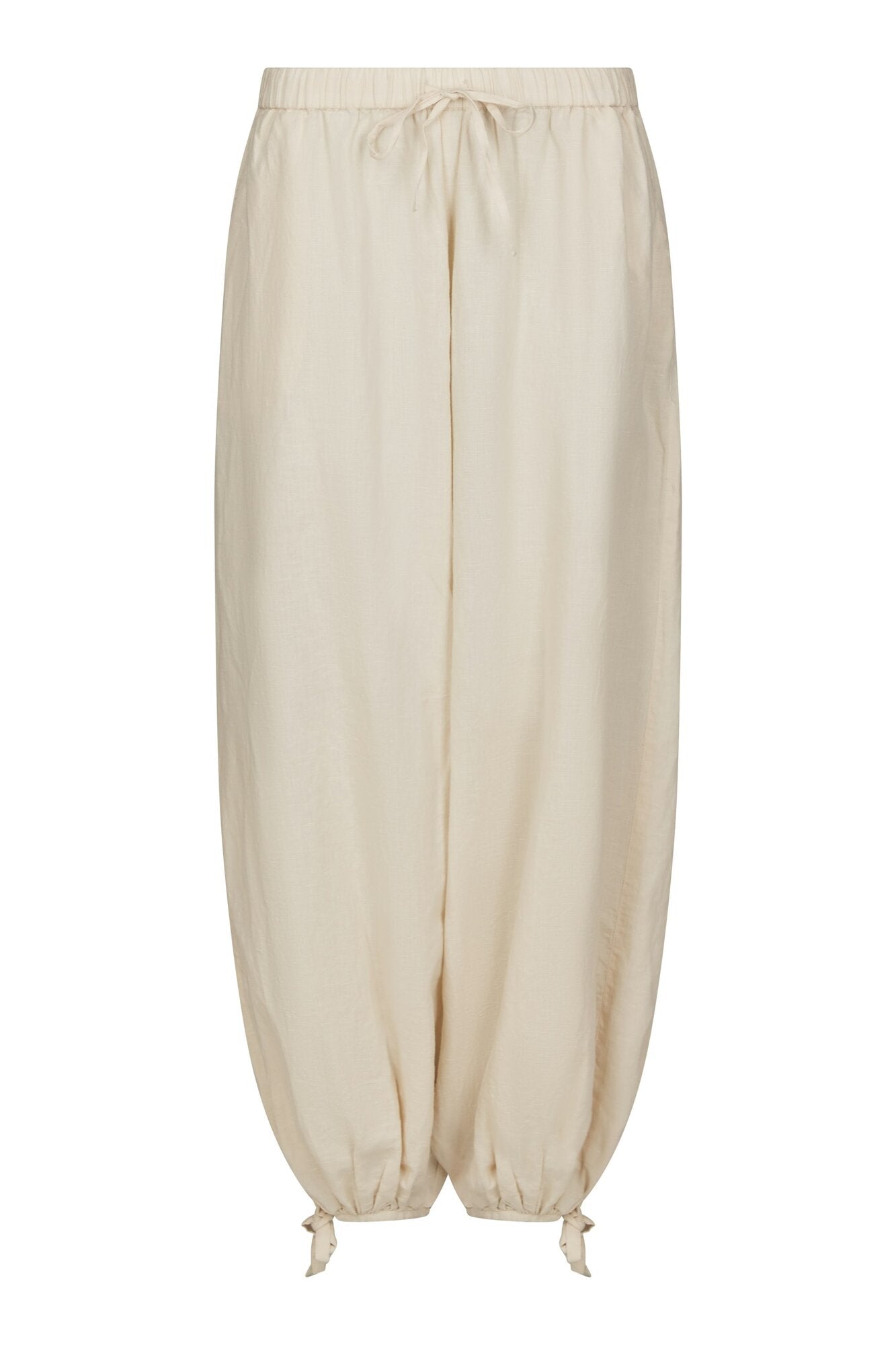 Roxane hør ballonbukser - sand