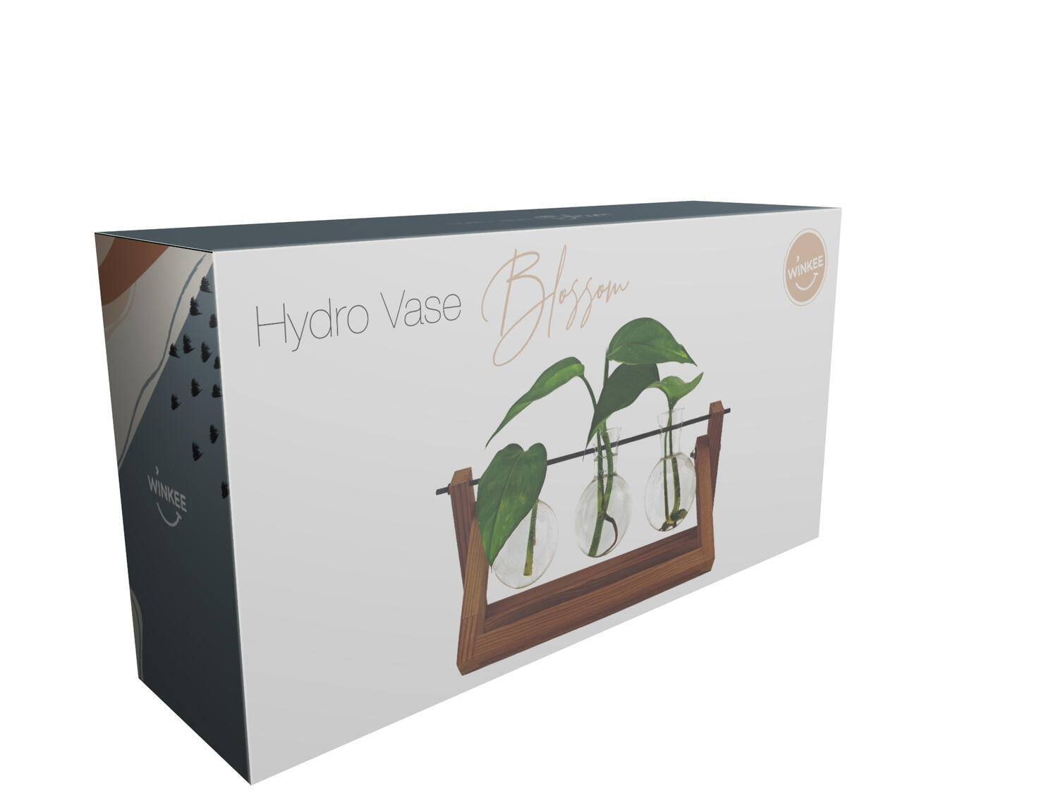 Blossom Hydro Vase - Natur/klar