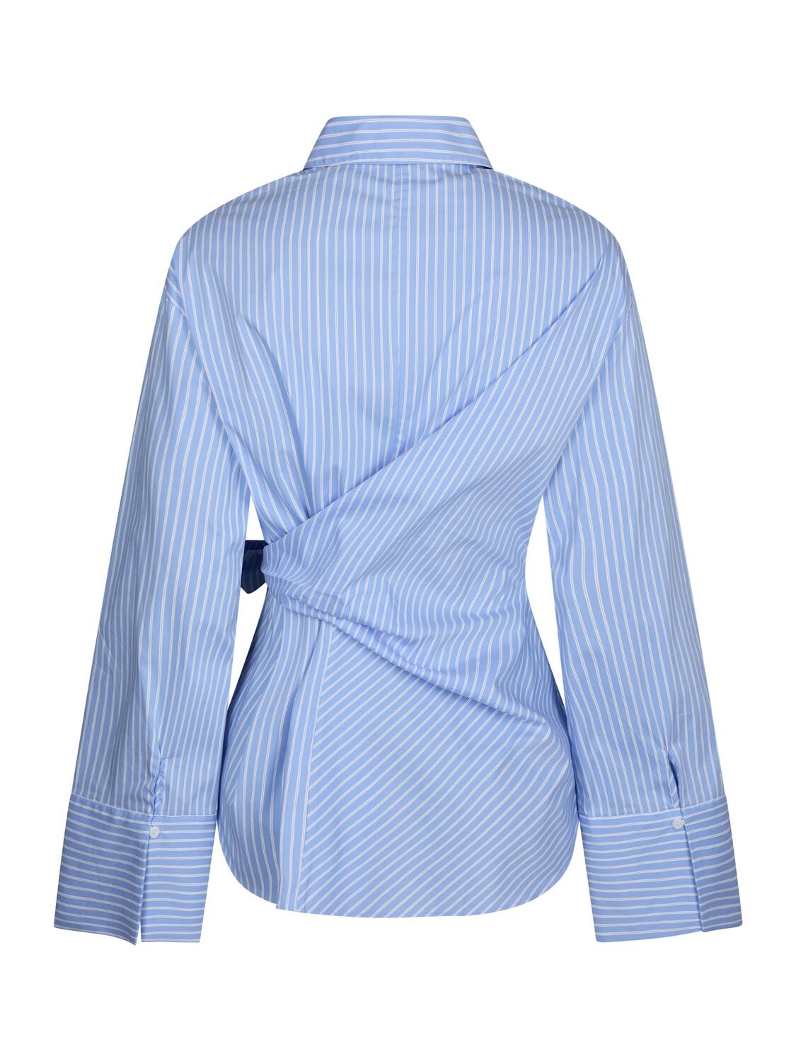 Helisa Stripe skjorte - lyseblå