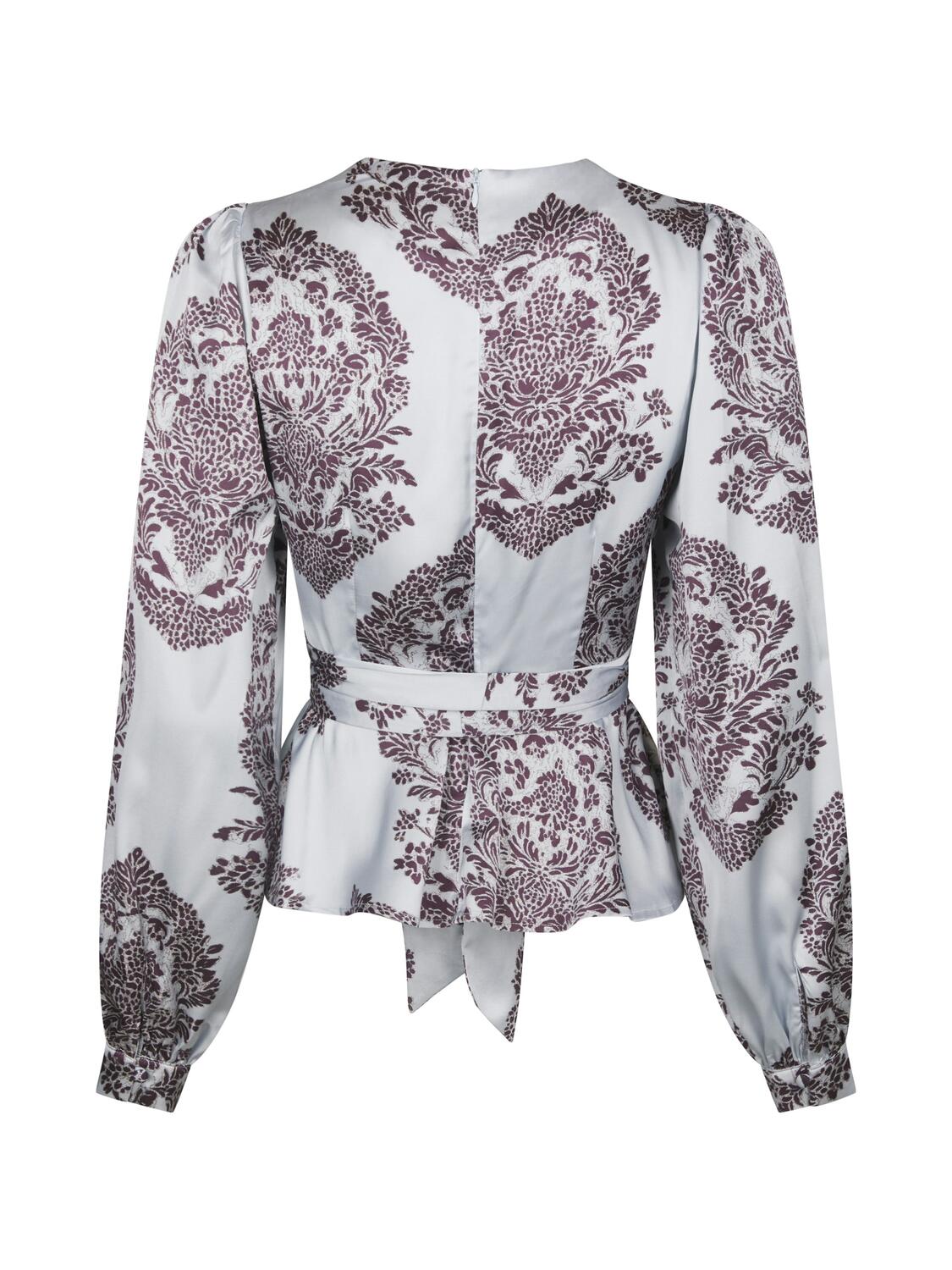 Rista Deco Drop bluse - Light Blue