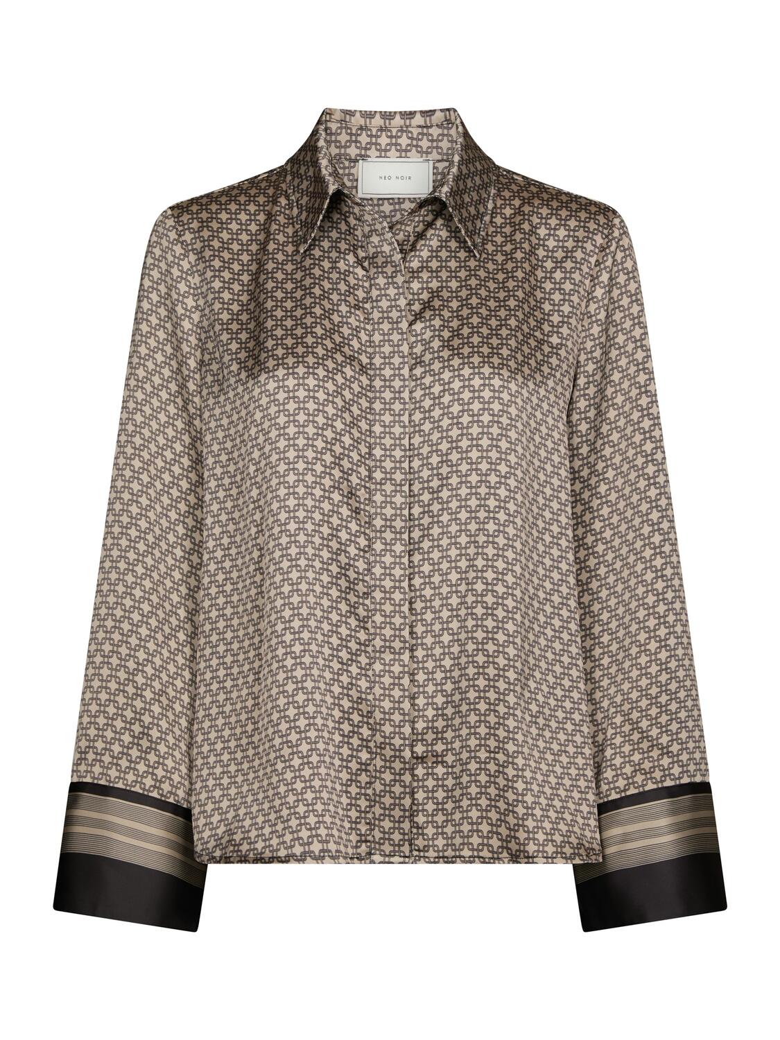 Mistan Pattern skjorte - beige