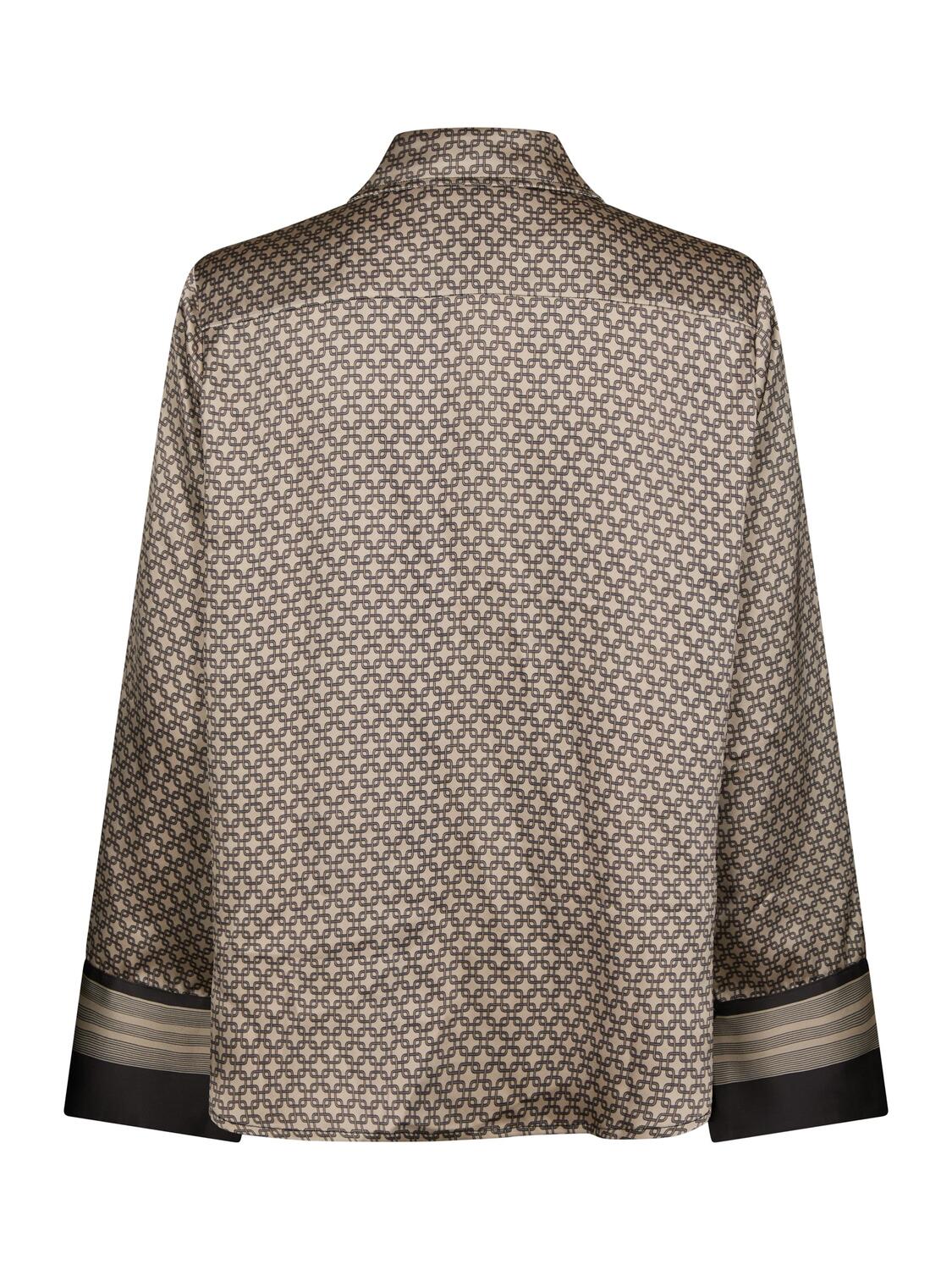 Mistan Pattern skjorte - beige