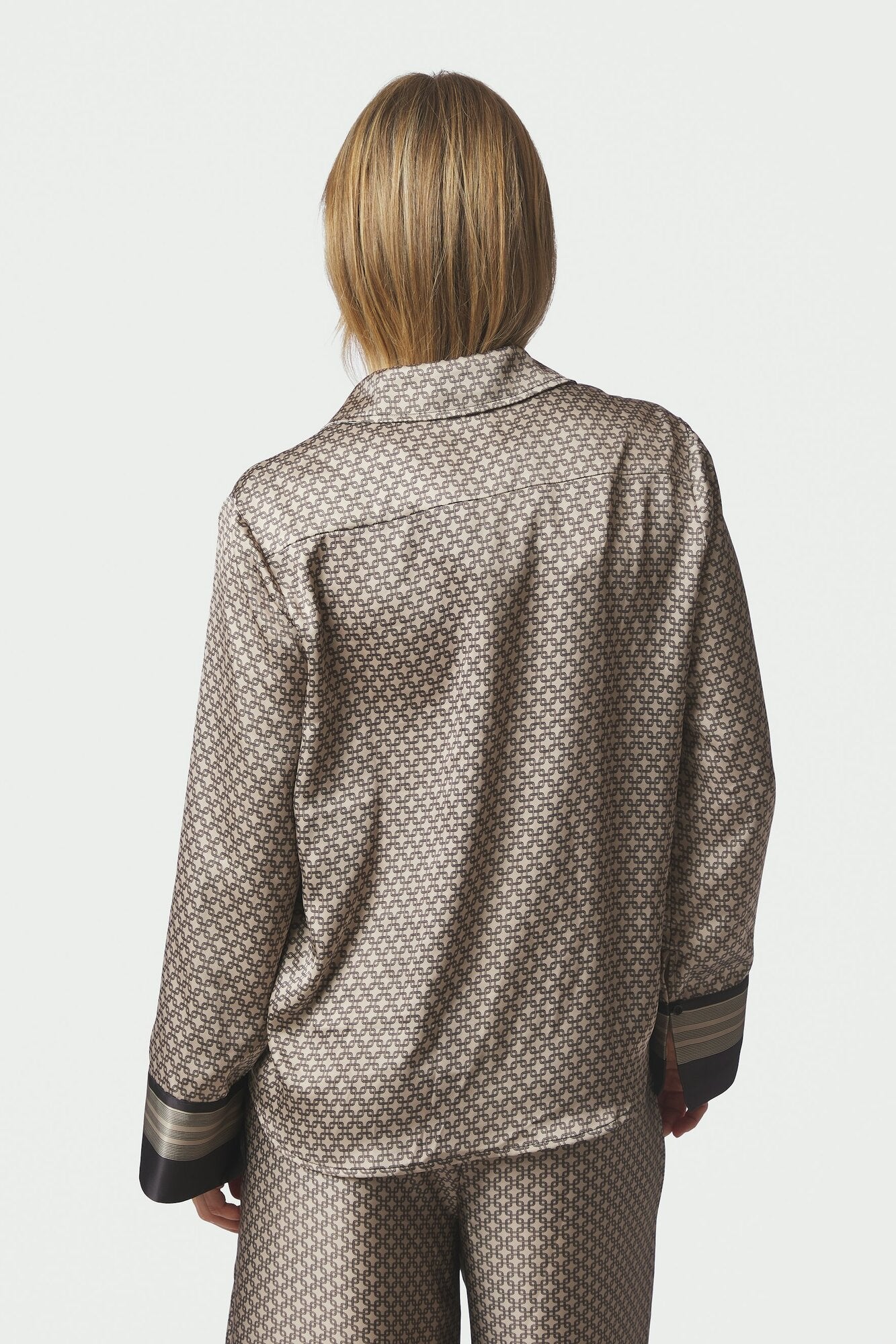 Mistan Pattern skjorte - beige