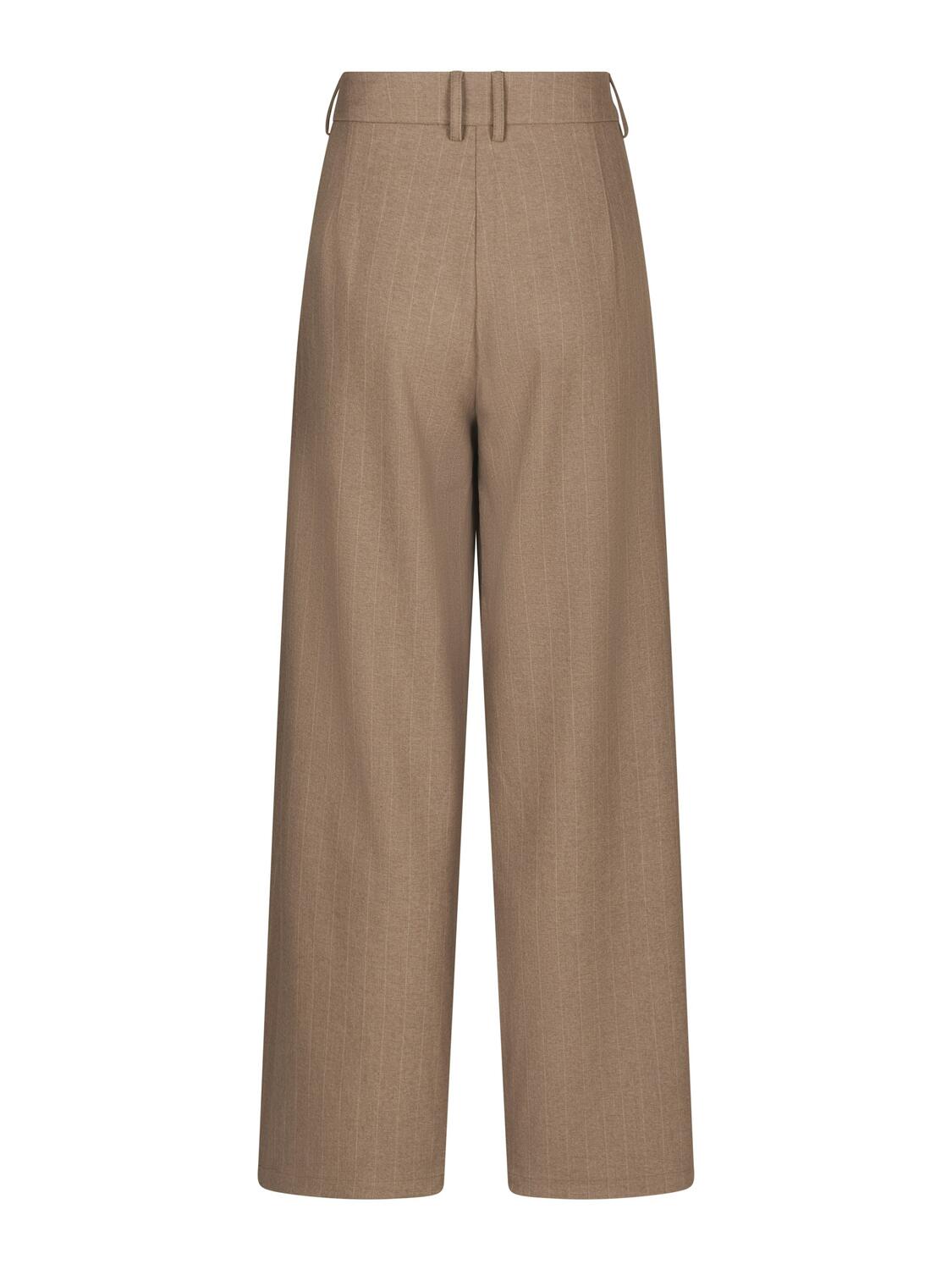 Essiall Pinstripe habitbukser - Taupe