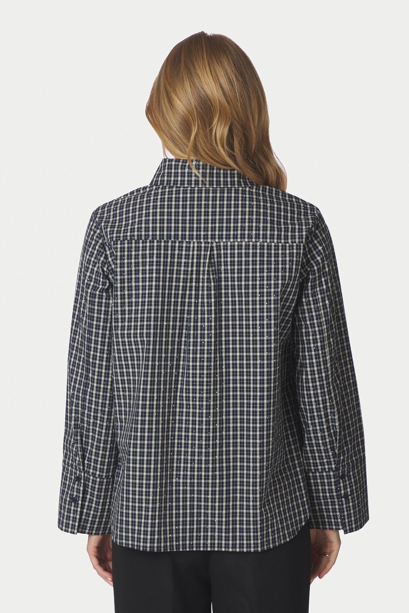 Drew Check Bedaz skjorte – Dark Blue