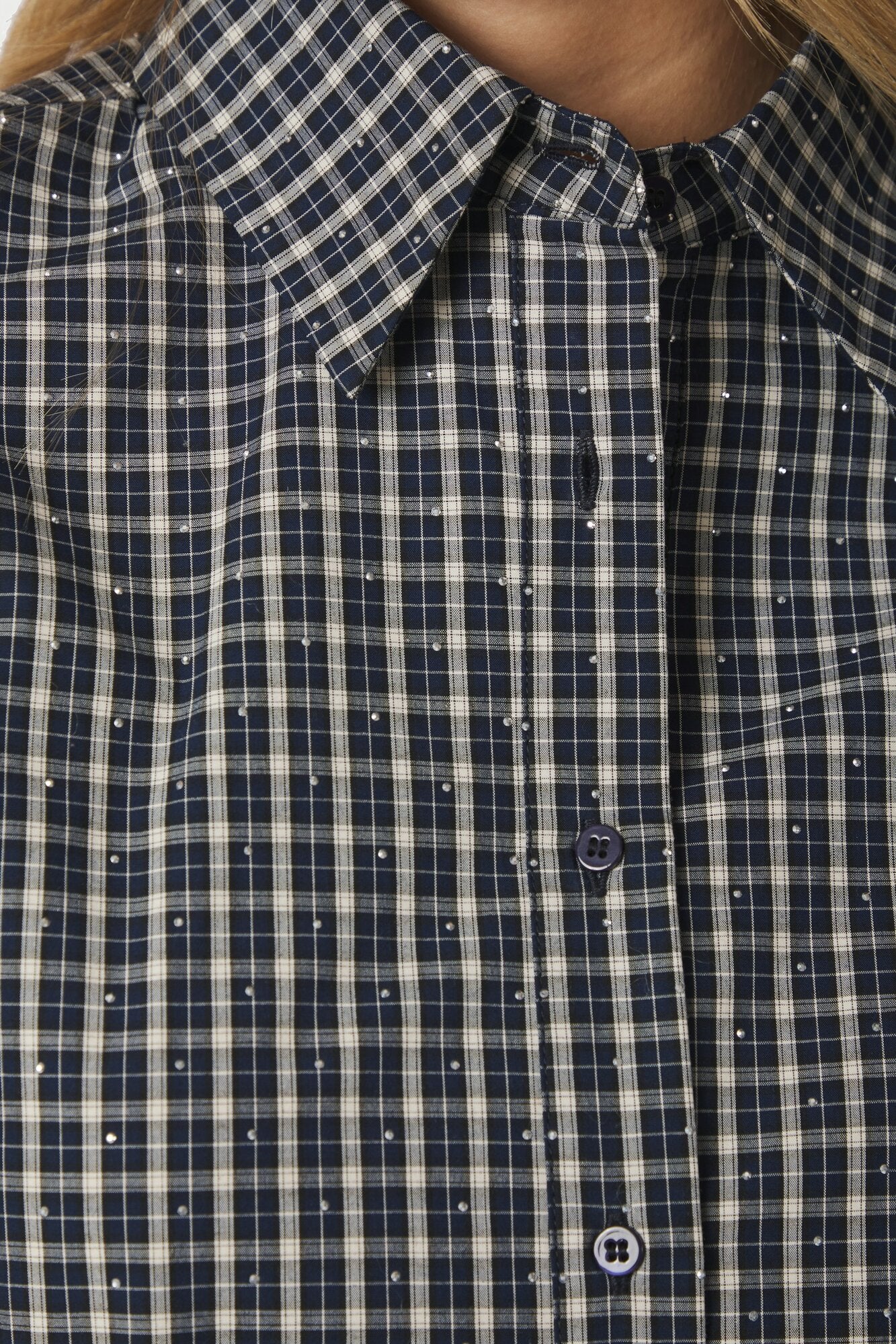 Drew Check Bedaz skjorte – Dark Blue